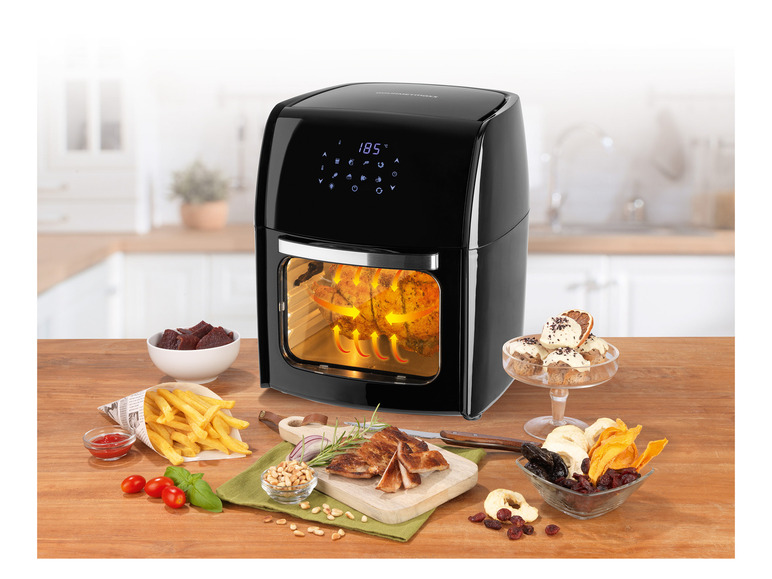 GOURMETmaxx Frytkownica beztłuszczowa Airfryer XXL 9w1, 1800 W