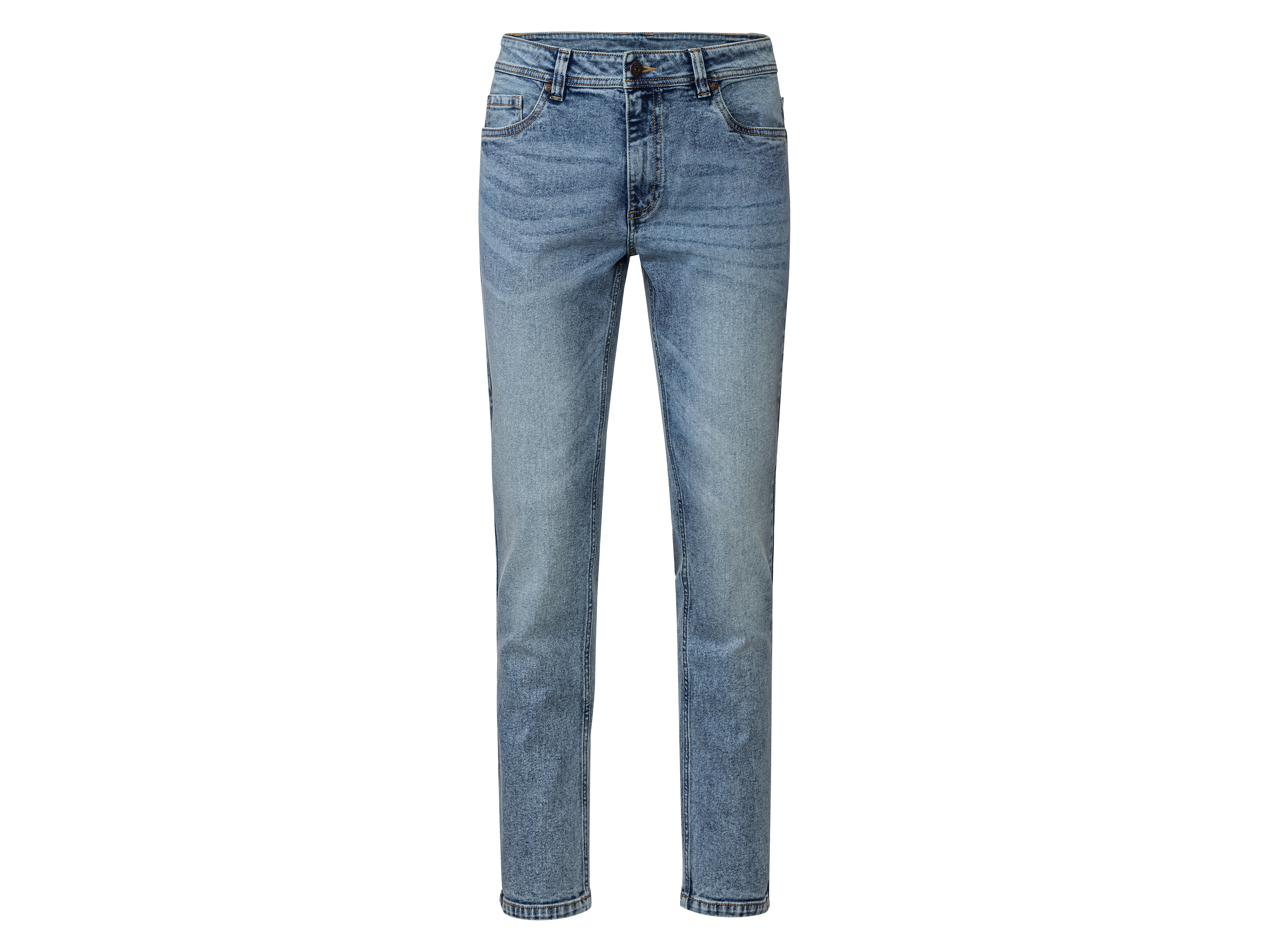 LIVERGY® Jeansy męskie z bawełną, Slim Fit (Jasnoniebieski, 46 (30/32))