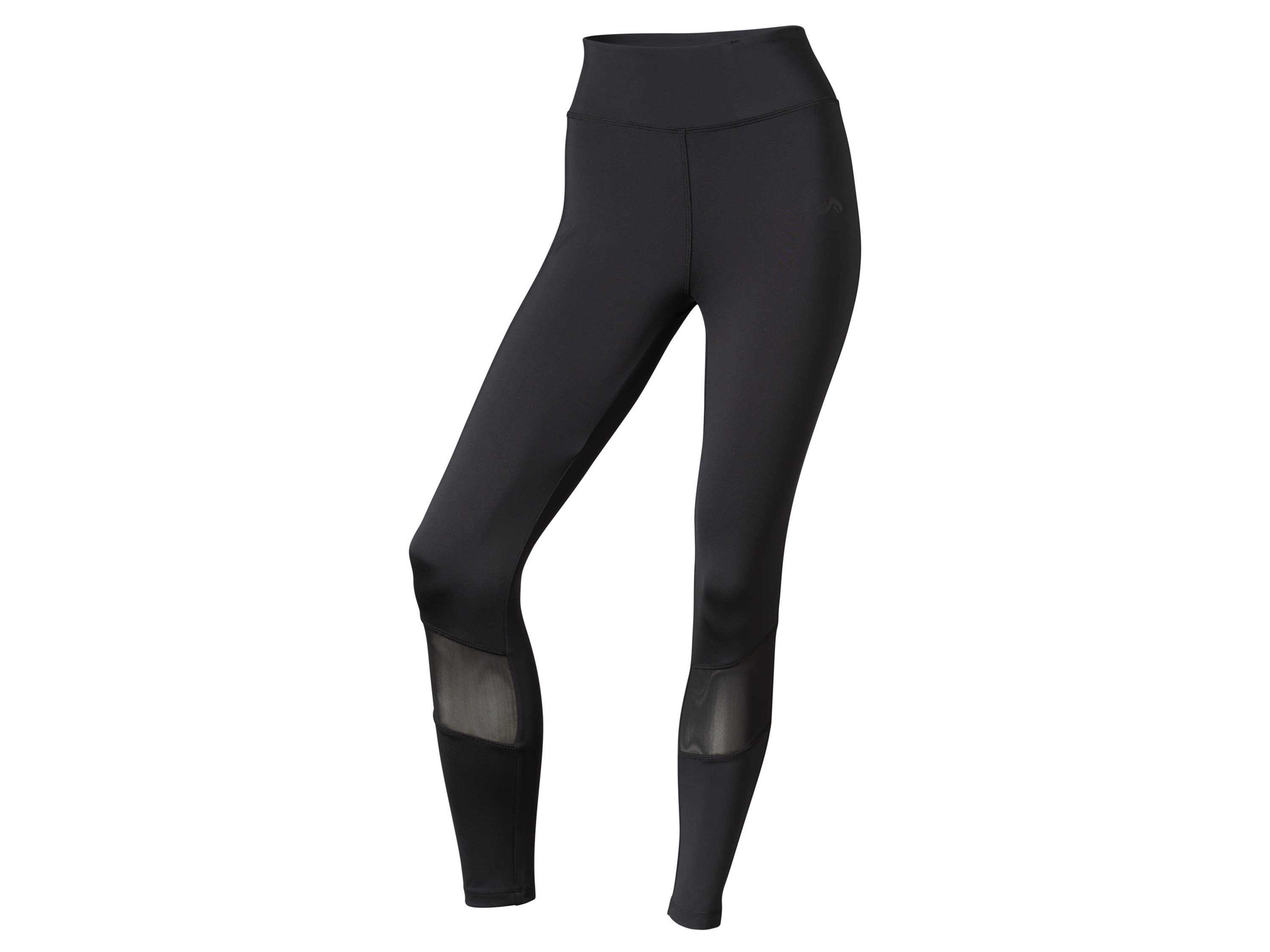 CRIVIT Legginsy funkcyjne damskie, wysoki stan (XS (32/34), Czarny)