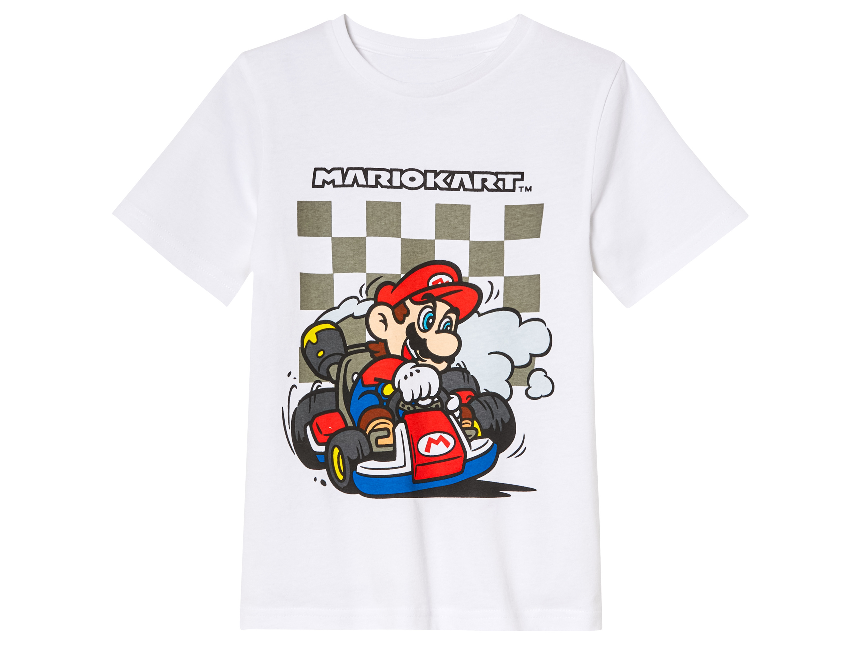 Super Mario Brothers T-shirt dziecięcy (98 - 104, Biały)