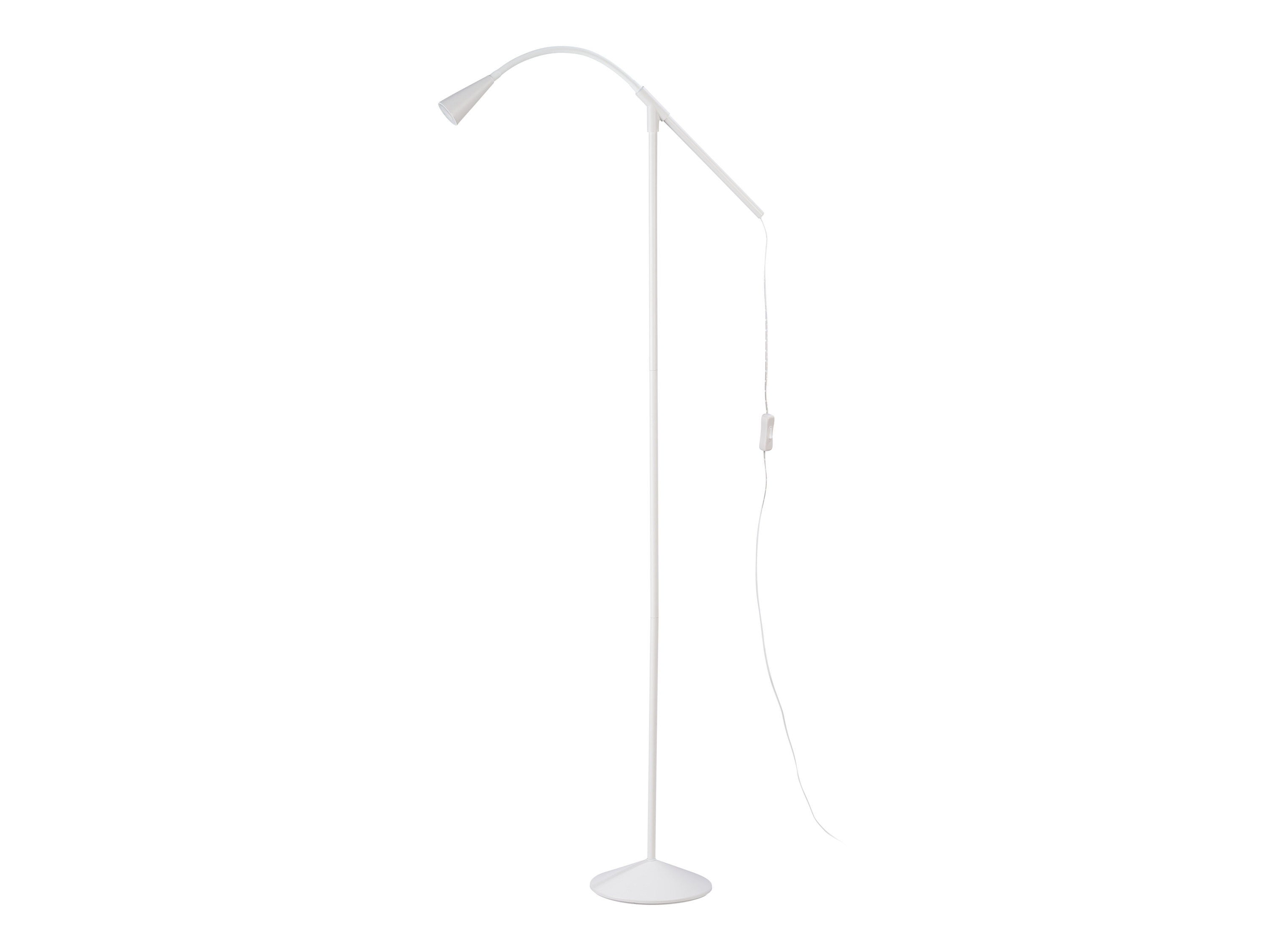 LIVARNO home Lampa LED stojąca FREYA (Biały)