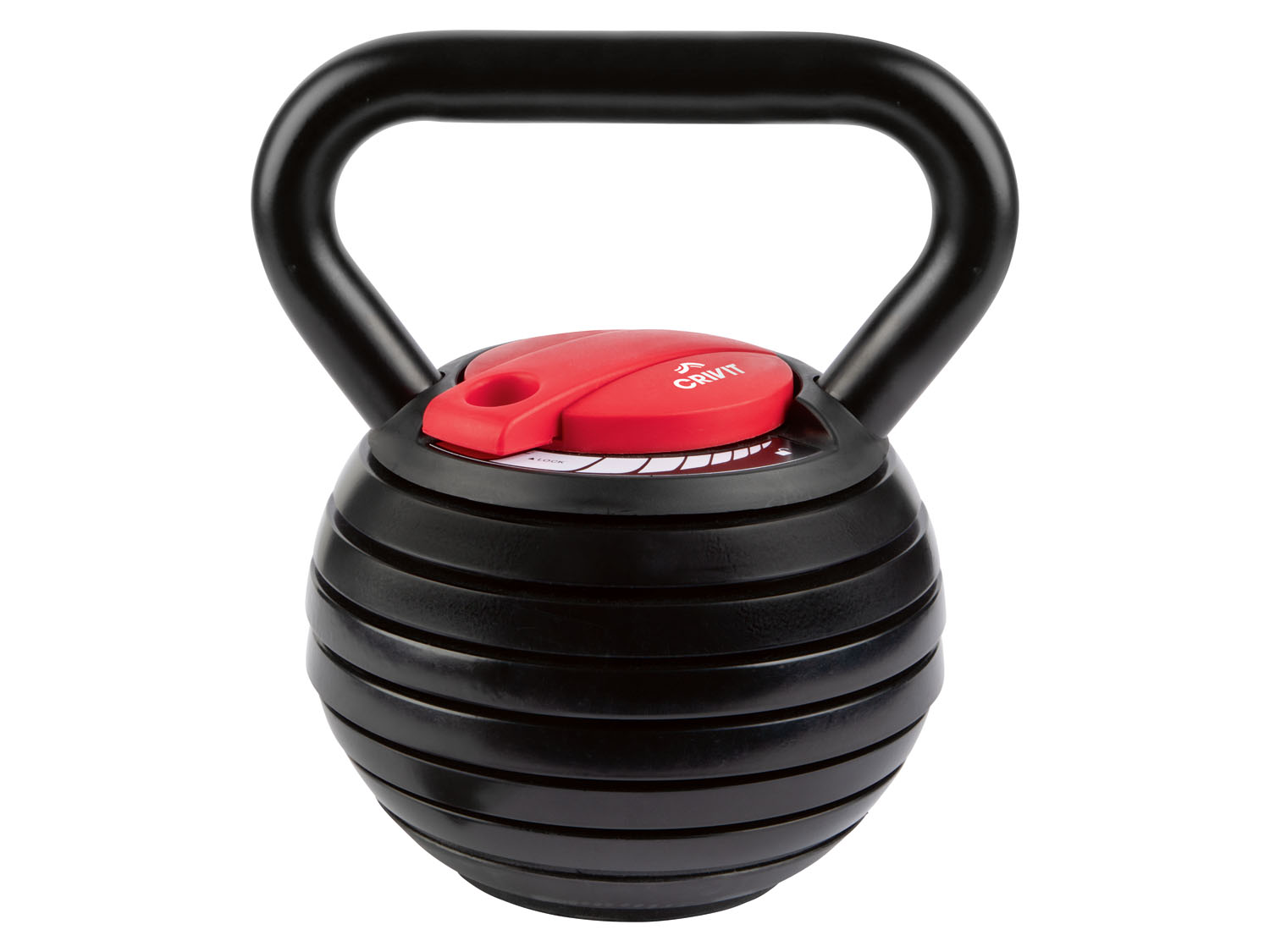 CRIVIT Zestaw kettlebell 18 kg, regulowany