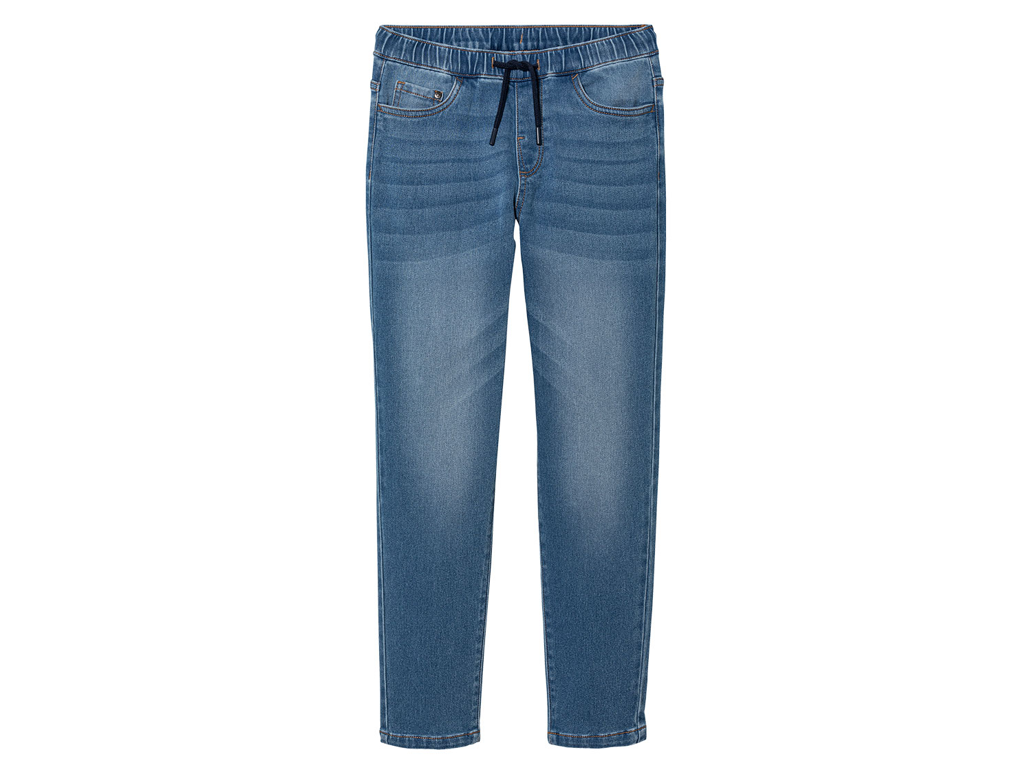 pepperts!® Jeansy chłopięce z bawełną, tapered fit (Niebieski, 146)