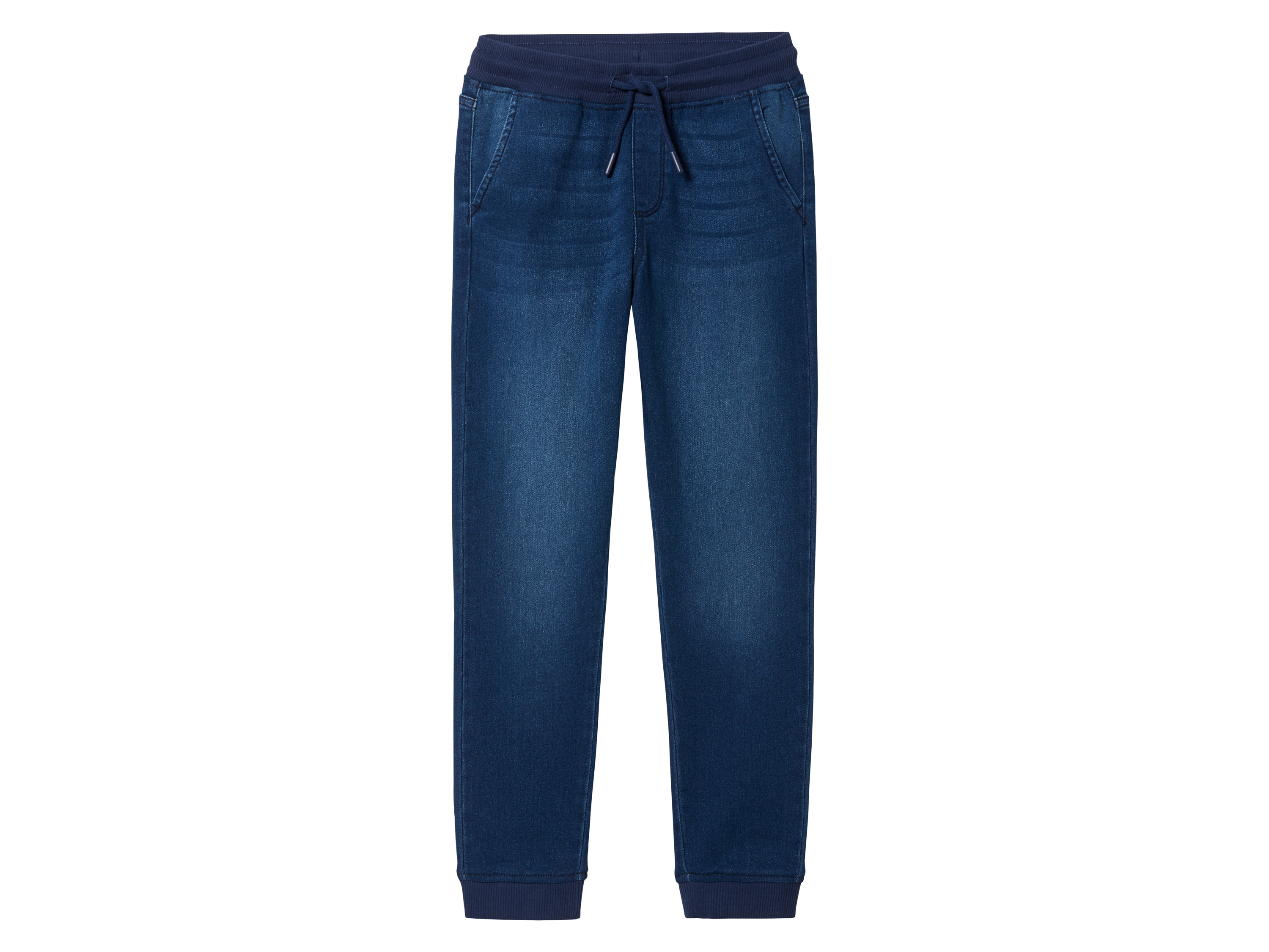 pepperts!® Jeansy dziecięce, sweat denim (134-140, Niebieski)