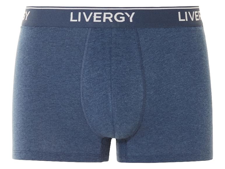 LIVERGY® Bokserki męskie z bawełną, 3 pary