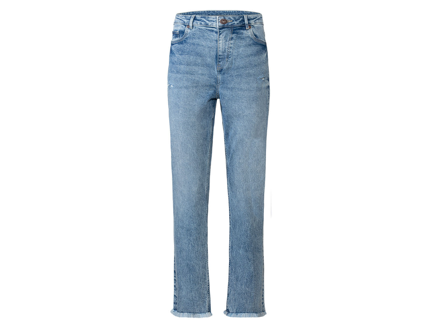 esmara® Jeansy damskie Straight Fit (40, Jasnoniebieski)