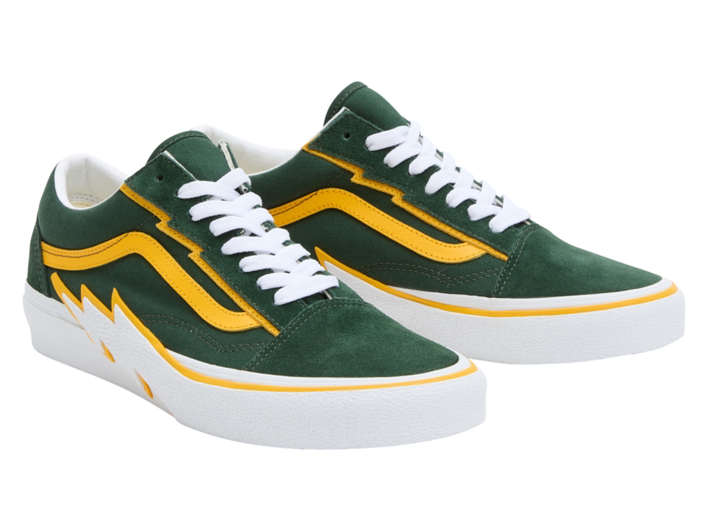 VANS Obuwie sportowe „Old Skool” sznurowane (Zielony/żółty, 39)