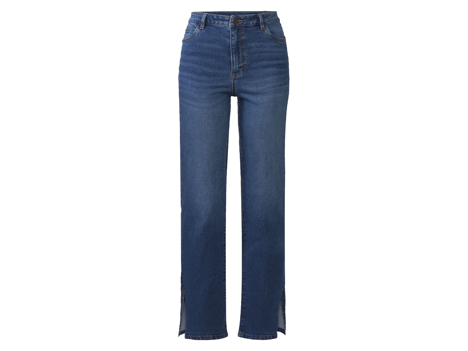 esmara® Jeansy damskie Skinny fit (40, Ciemnoniebieski denim)