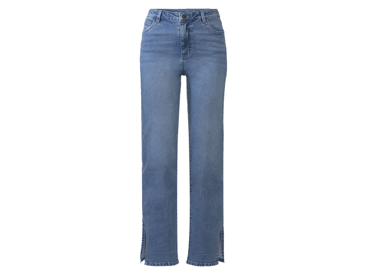 esmara® Jeansy damskie Skinny fit (38, Niebieski denim)