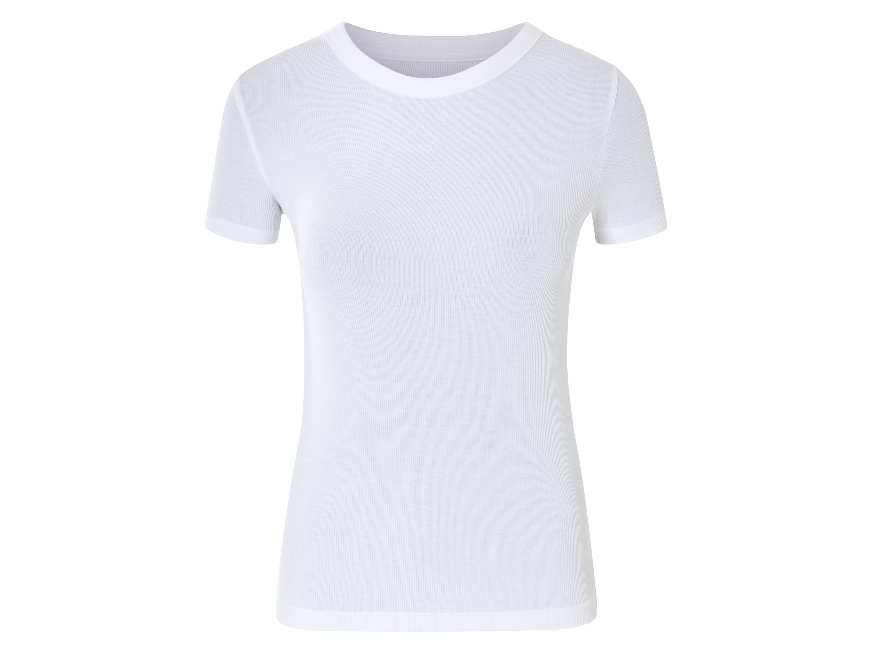 esmara® T-shirt damski z dzianiny (XS(32/34), Biały)