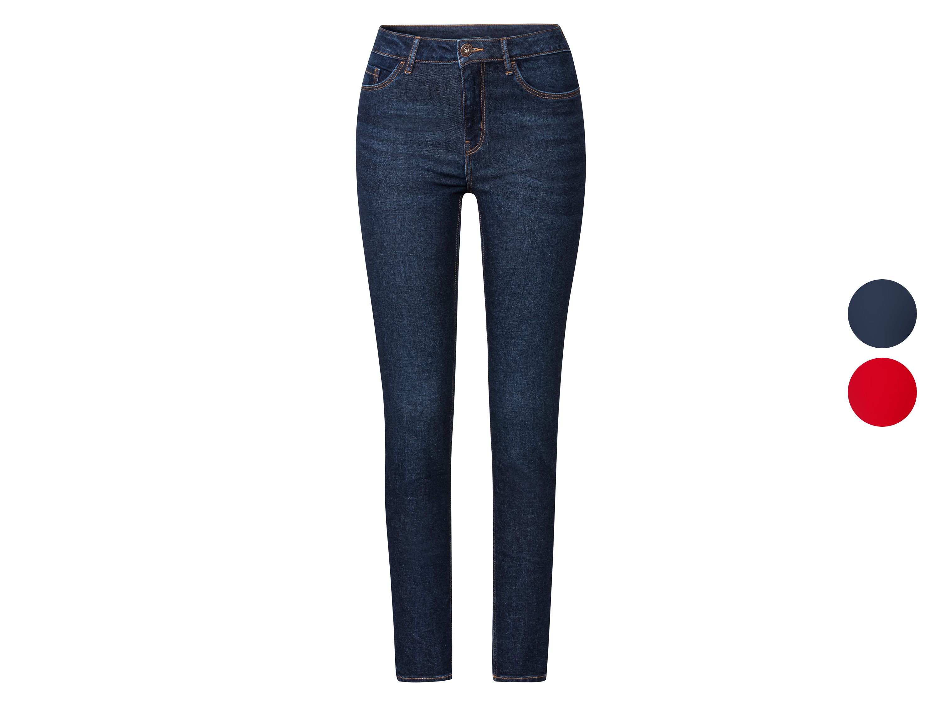 esmara® Jeansy damskie z bawełną, skinny fit