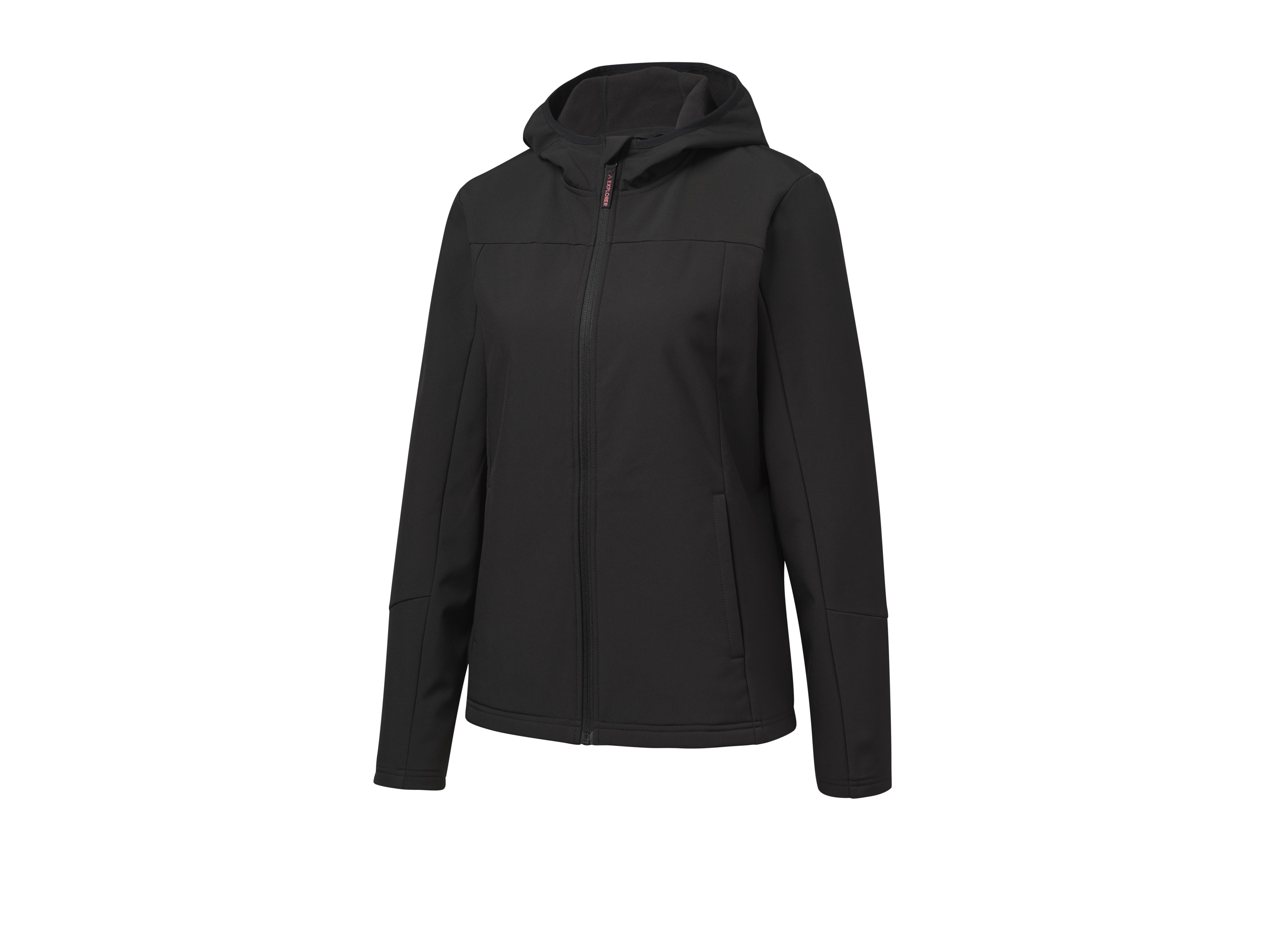 CRIVIT Kurtka damska softshell ocieplana (S(36/38), Czarny)