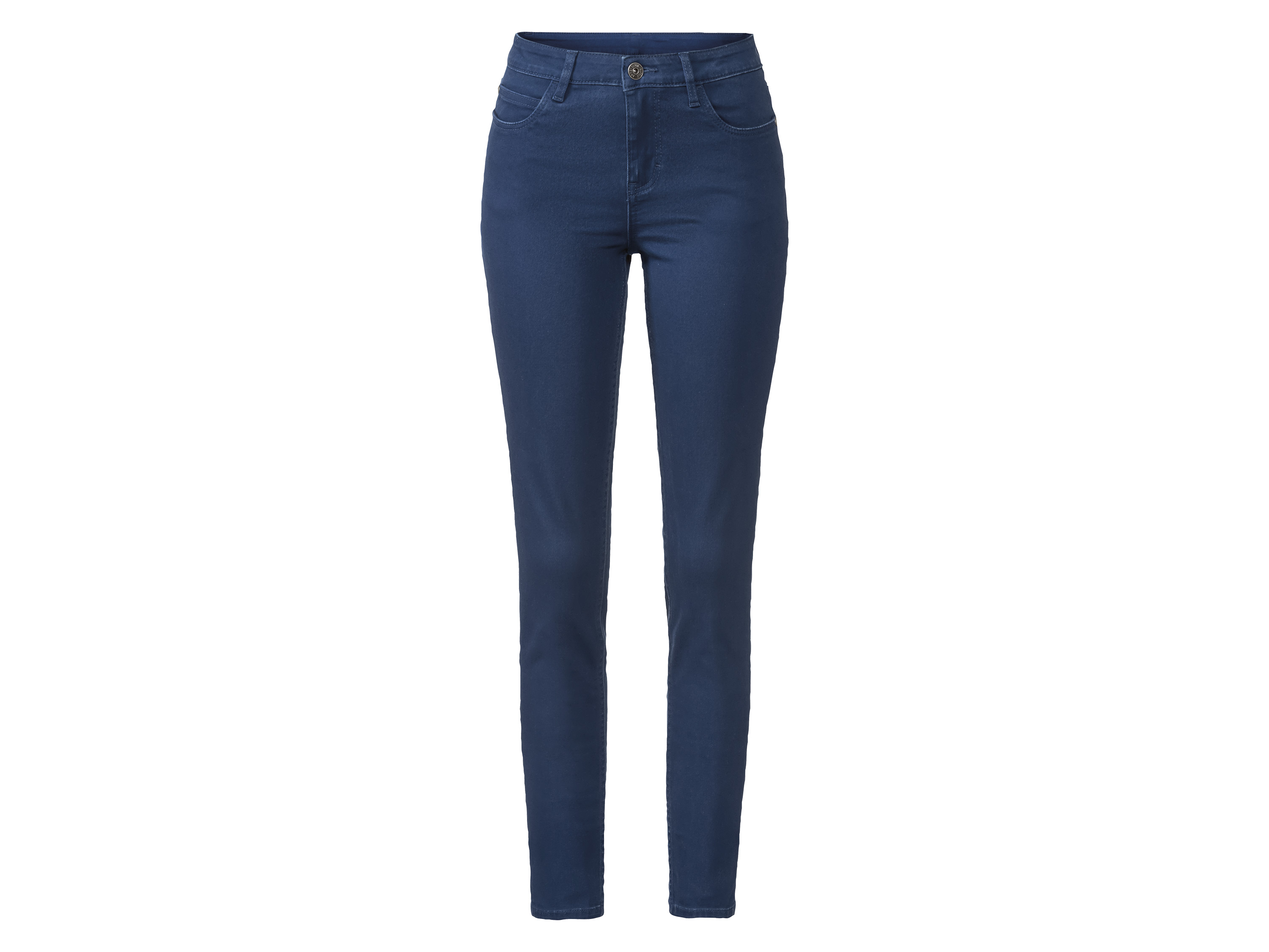 esmara® Jeansy damskie z bawełną, Super Skinny Fit (36, Niebieski)