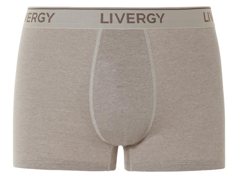 LIVERGY® Bokserki męskie z bawełną, 3 pary