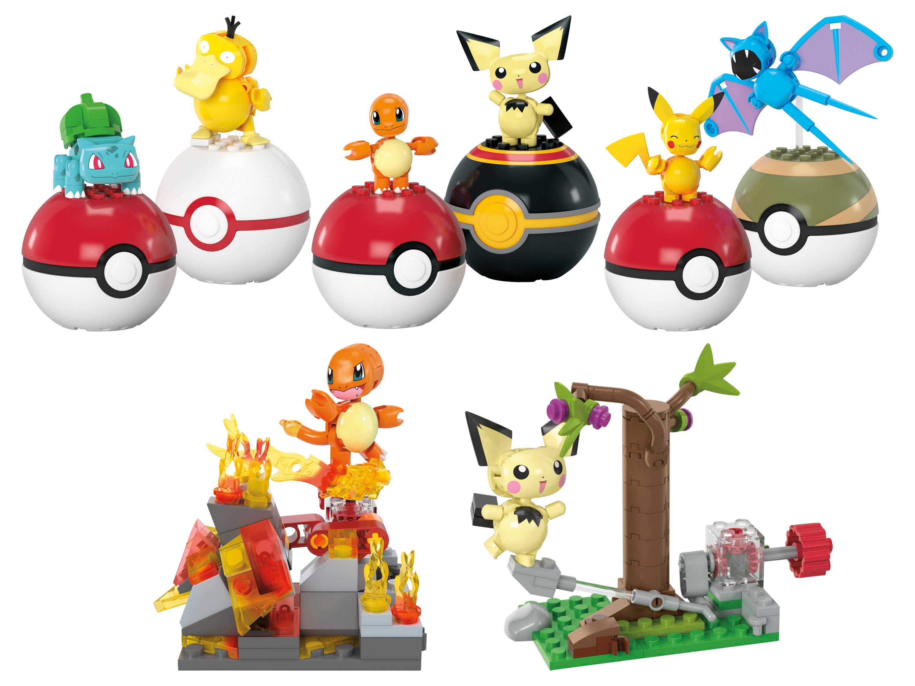 MATTEL Mega Figurki Pokémon do samodzielnego złożenia