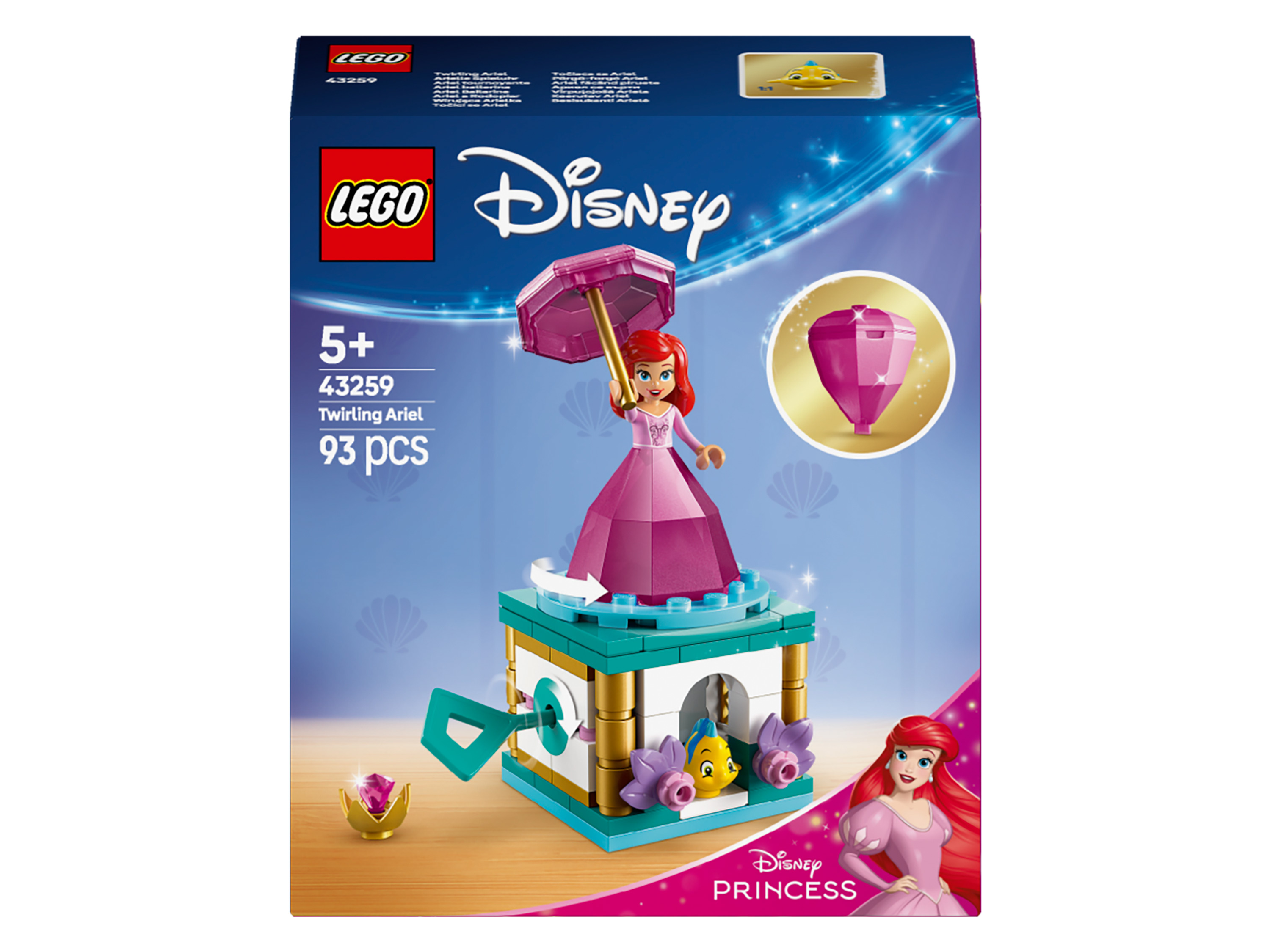 LEGO® Disney Princess™ 43259 Wirująca Arielka