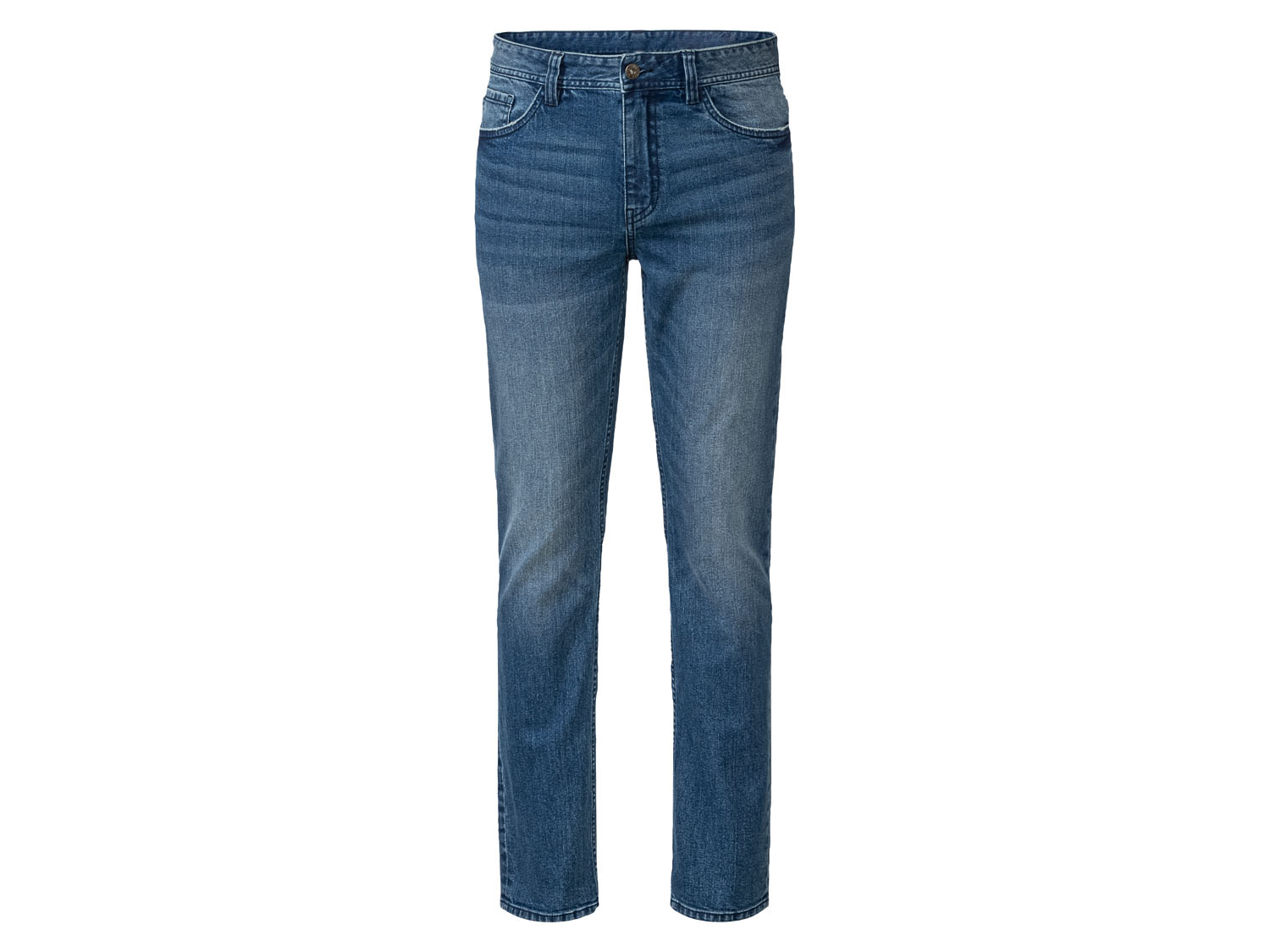 LIVERGY® Jeansy męskie z bawełną, Slim Fit (Niebieski, 52 (36/32))