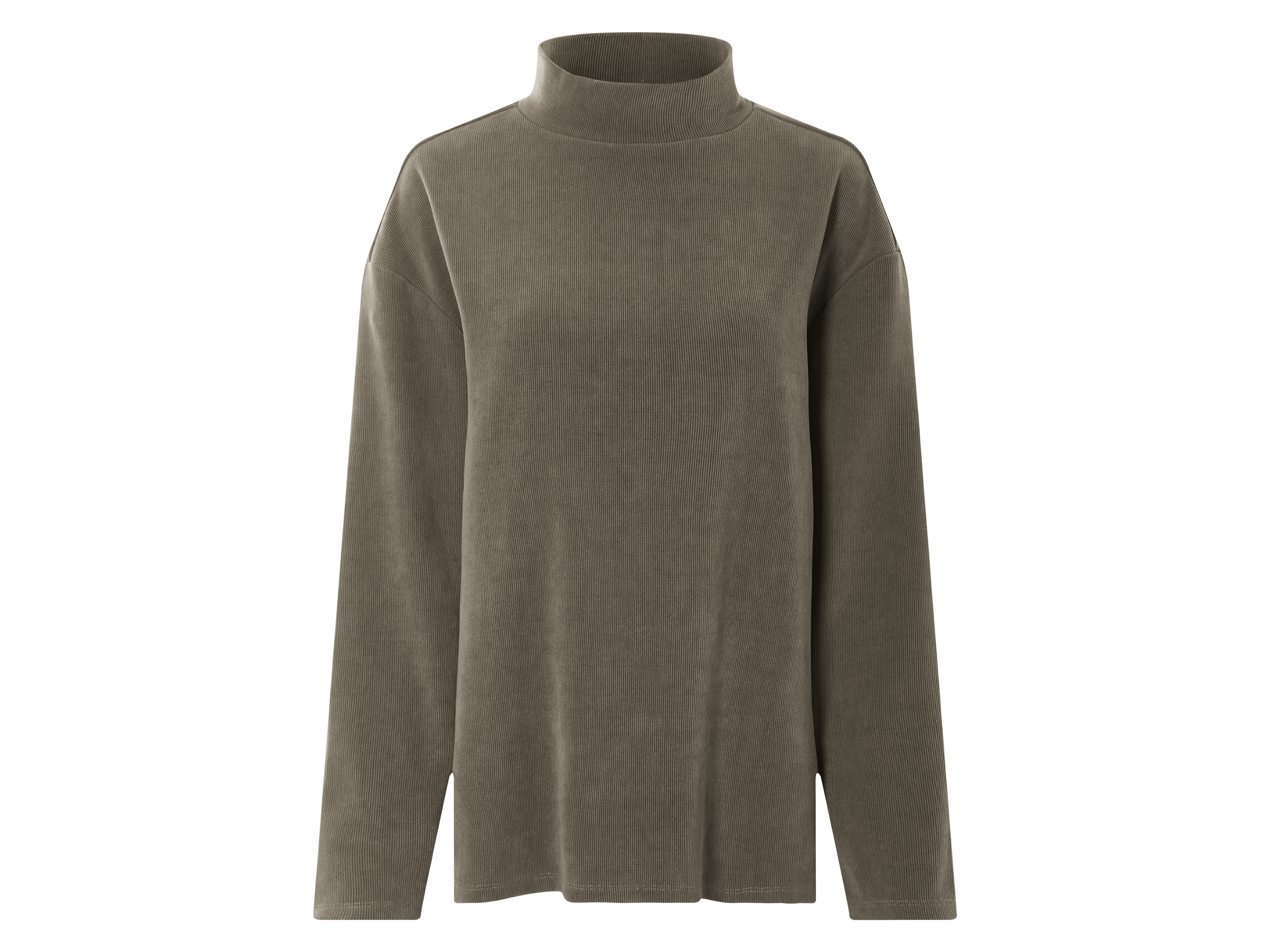 esmara® Sweter damski o wyglądzie sztruksu (Khaki, XS (32/34))