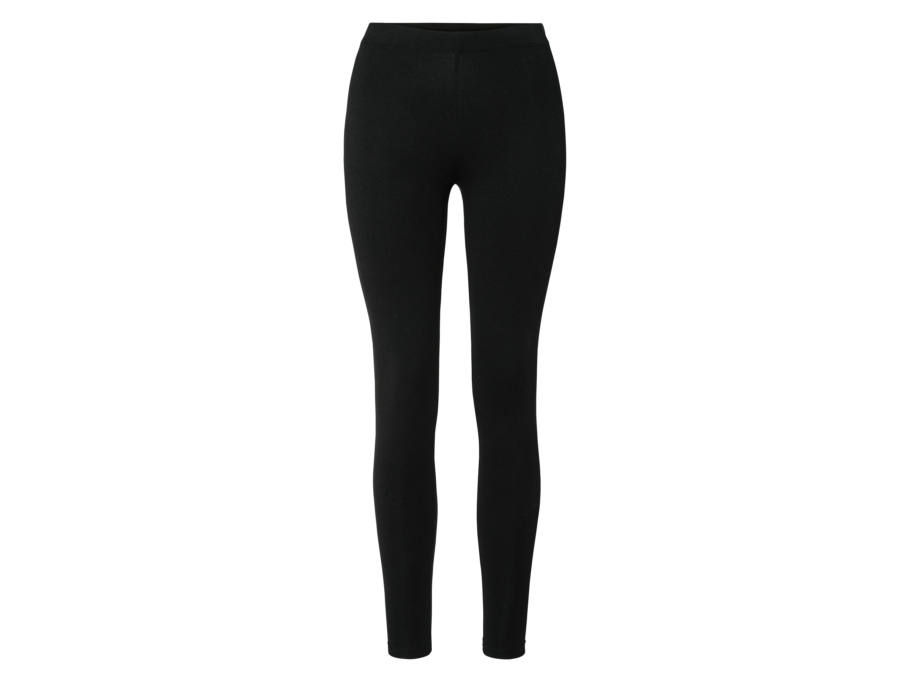 esmara® Legginsy damskie z bawełną (Czarny, XS (32/34))