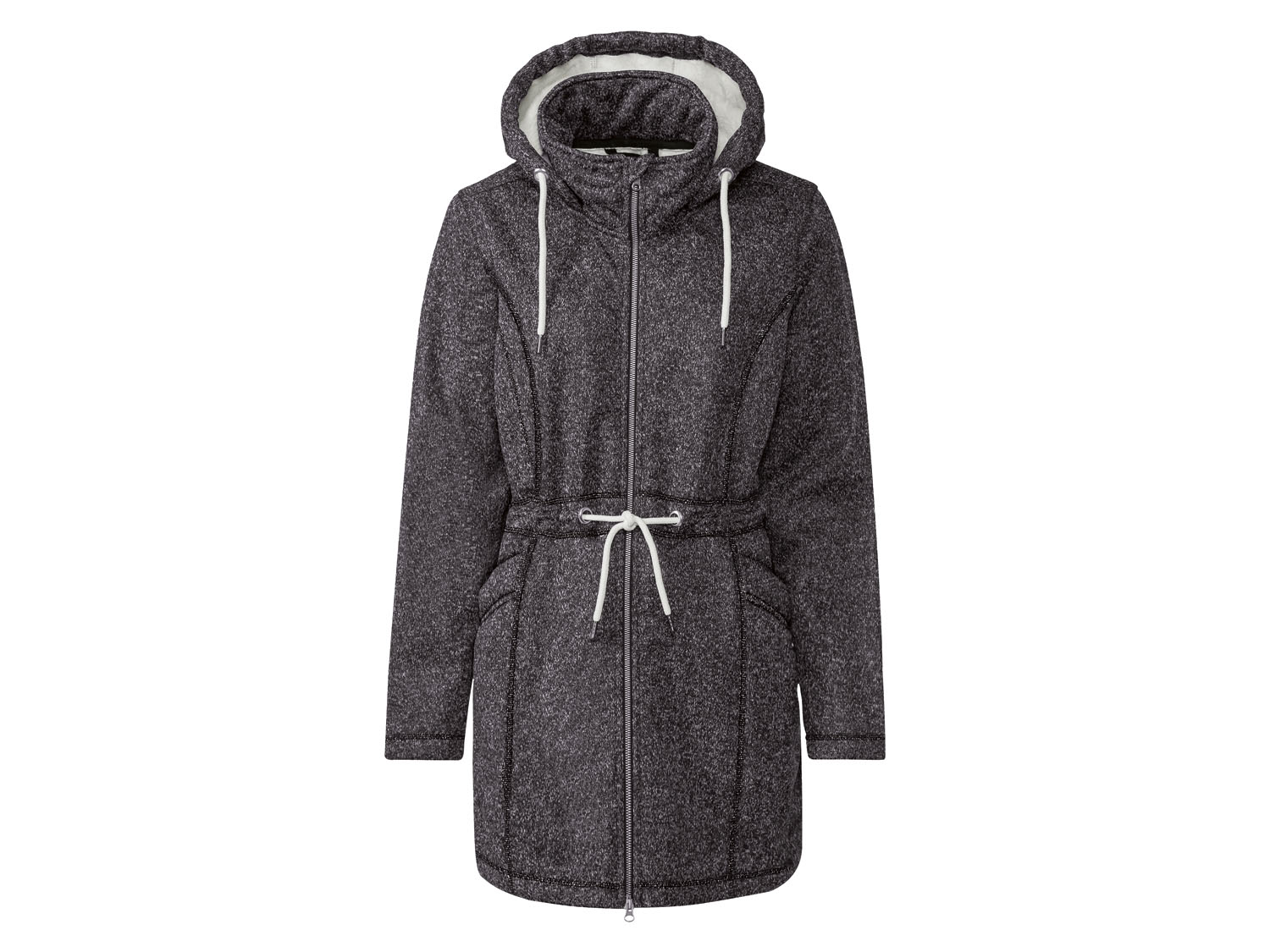 esmara® Parka termiczna damska z polaru (Antracytowy, S (36/38))