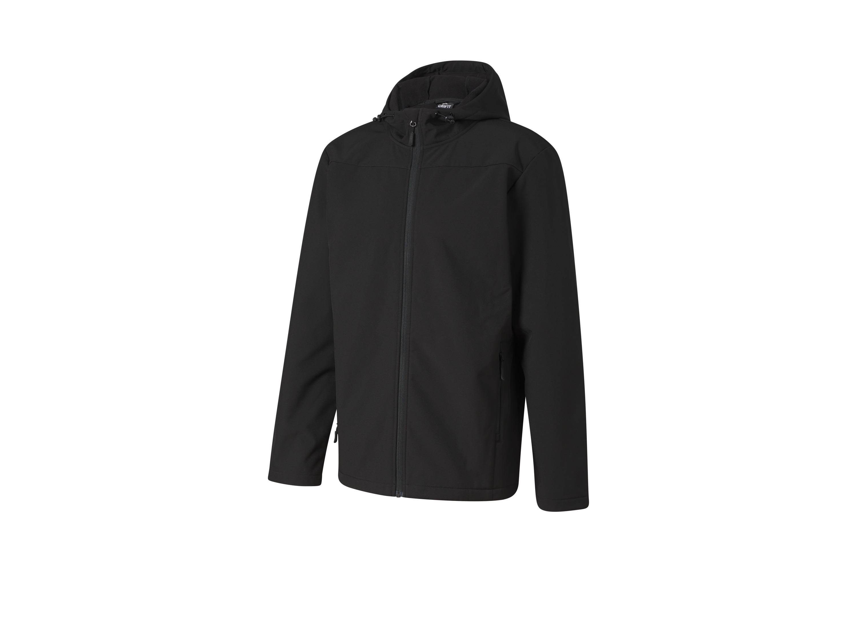 CRIVIT Kurtka termiczna softshell męska (M (48/50), Czarny)