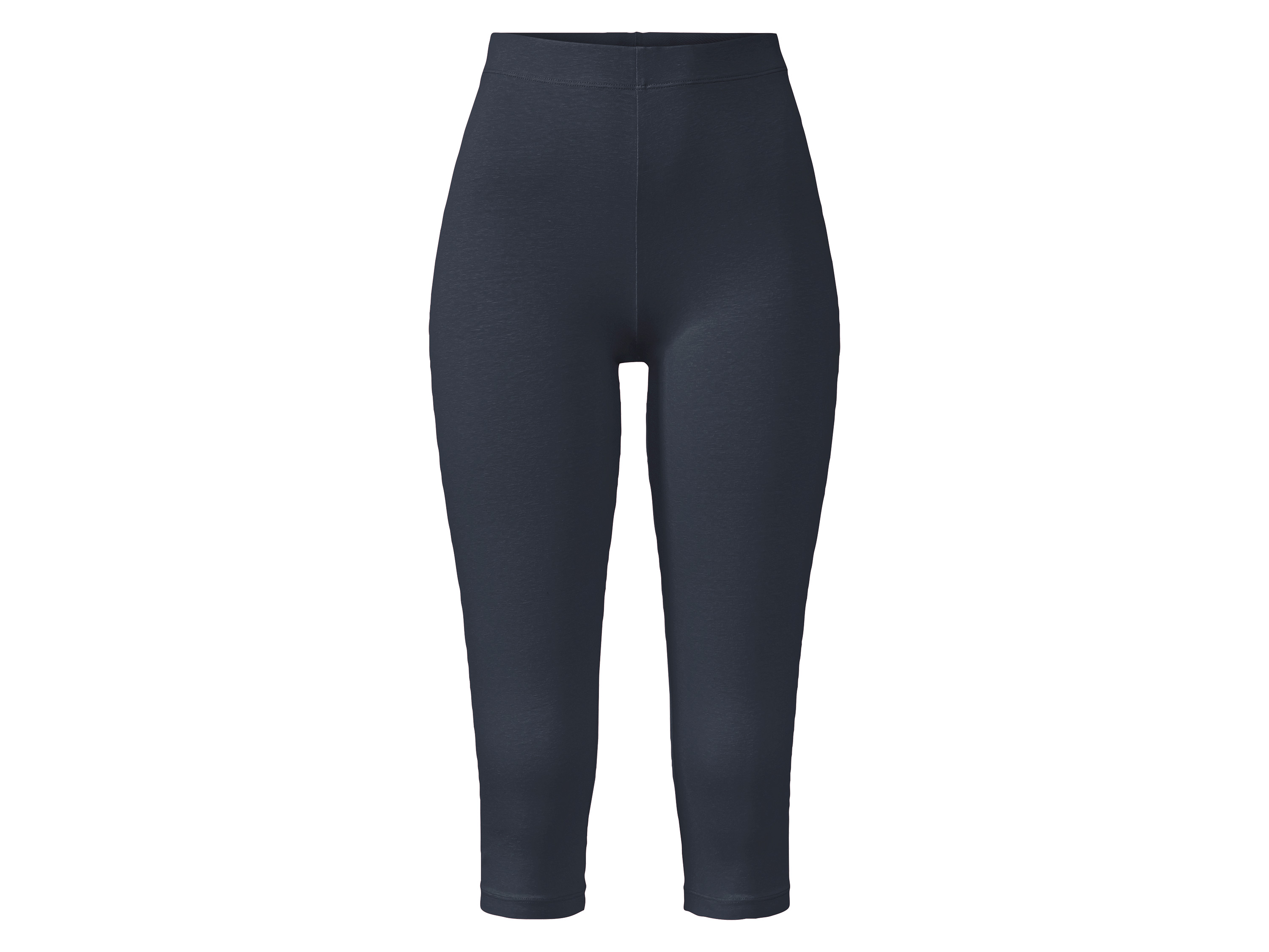 esmara® Legginsy damskie 3/4	z bawełną (Granatowy, XS (32/34))