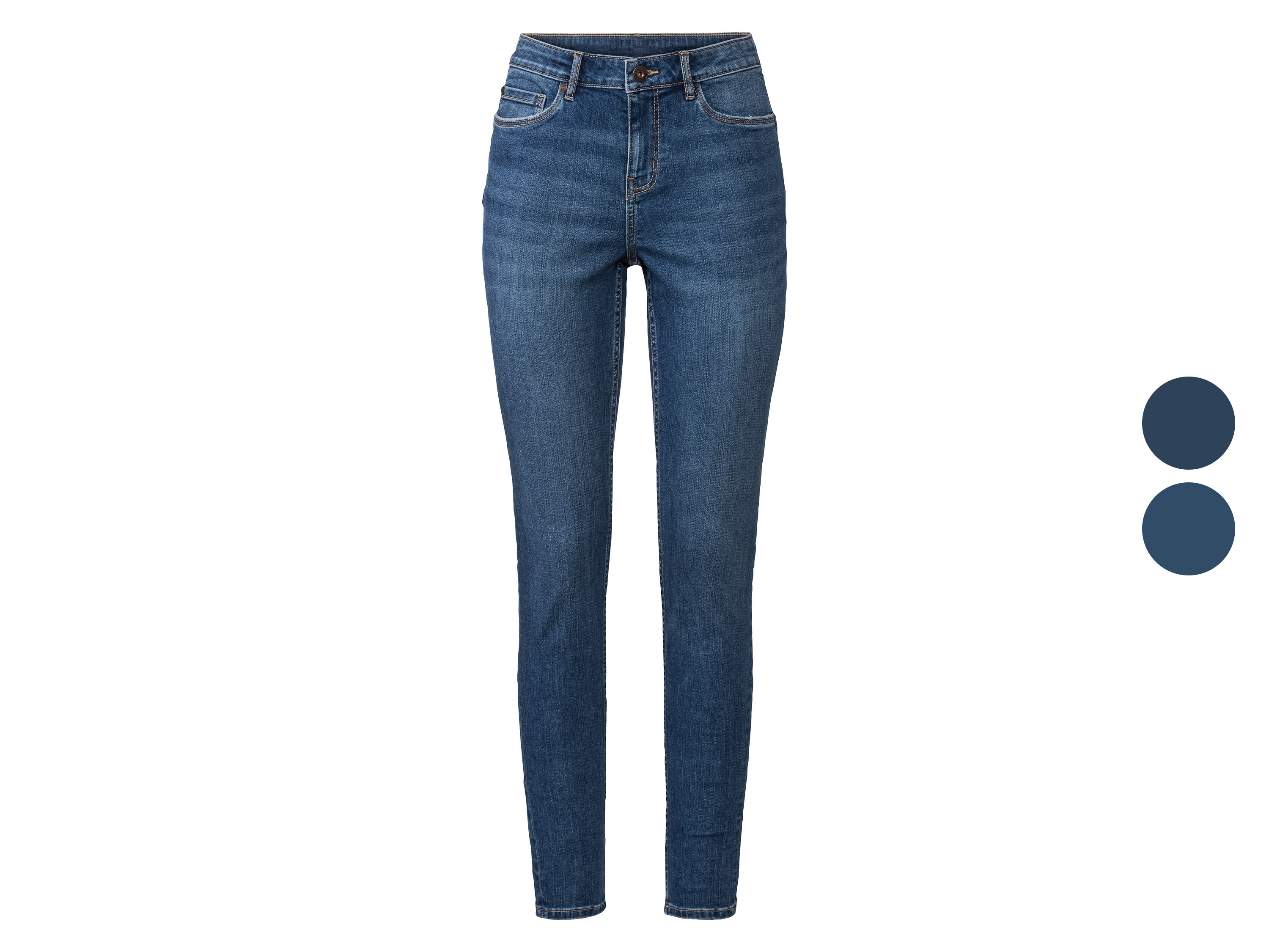 esmara® Jeansy damskie z bawełną, super skinny fit