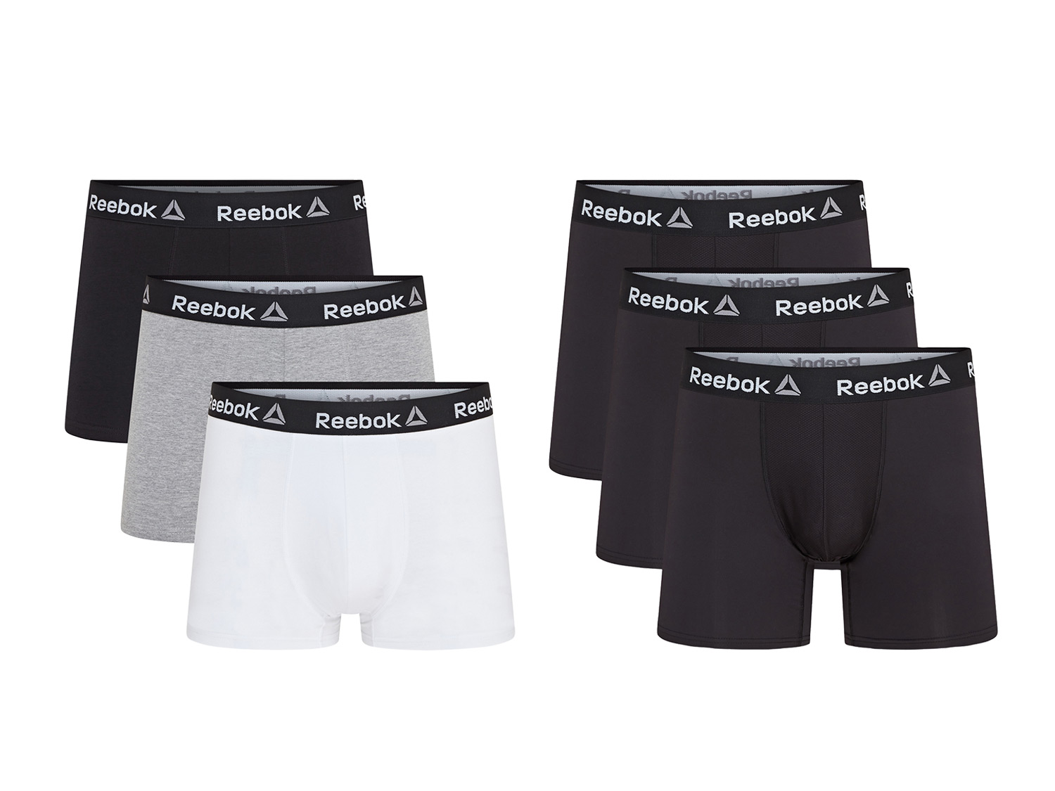 Reebok Bokserki męskie, 3 pary