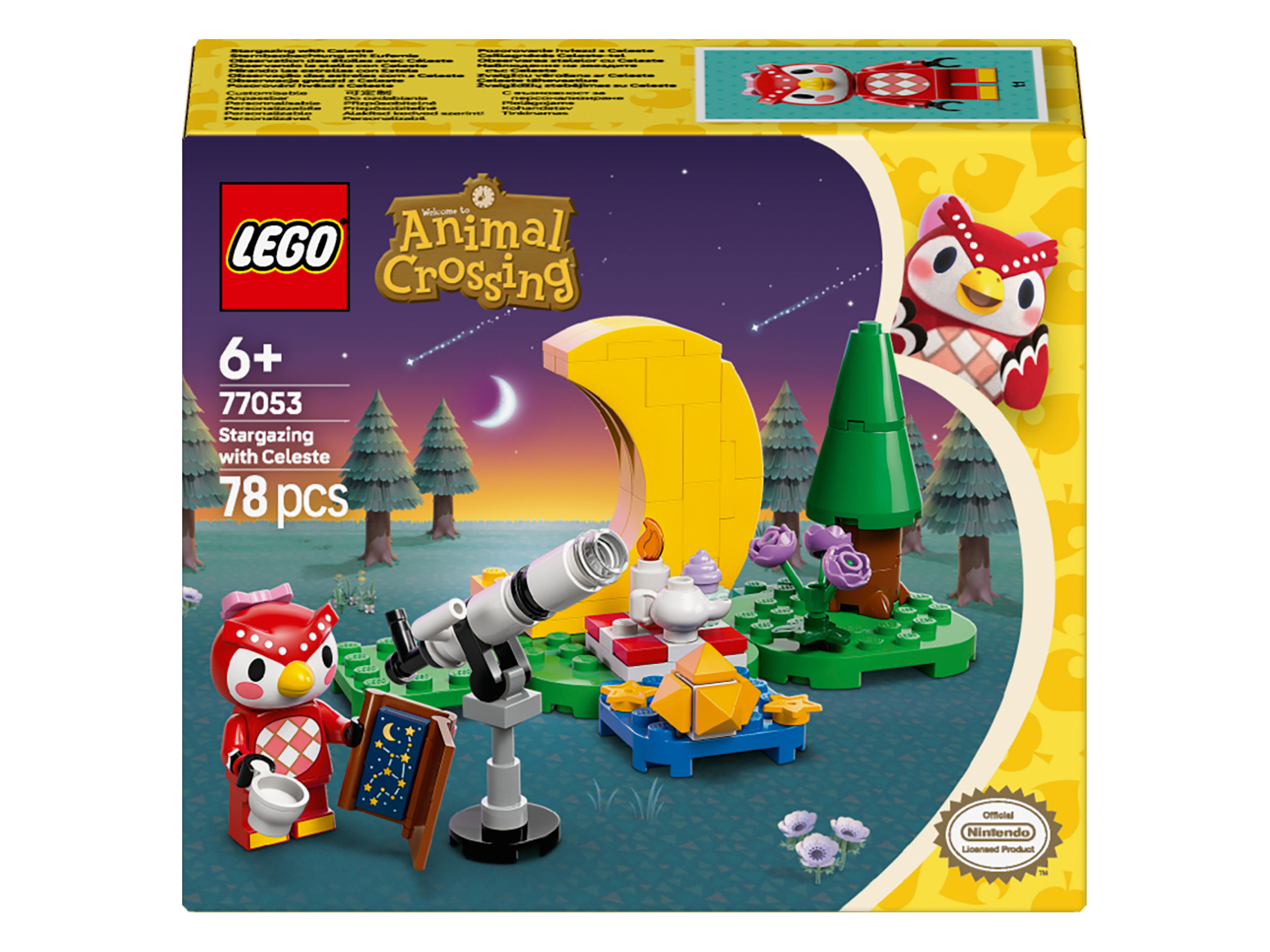 LEGO® Animal Crossing 77053 Obserwacja gwiazd z Celeste