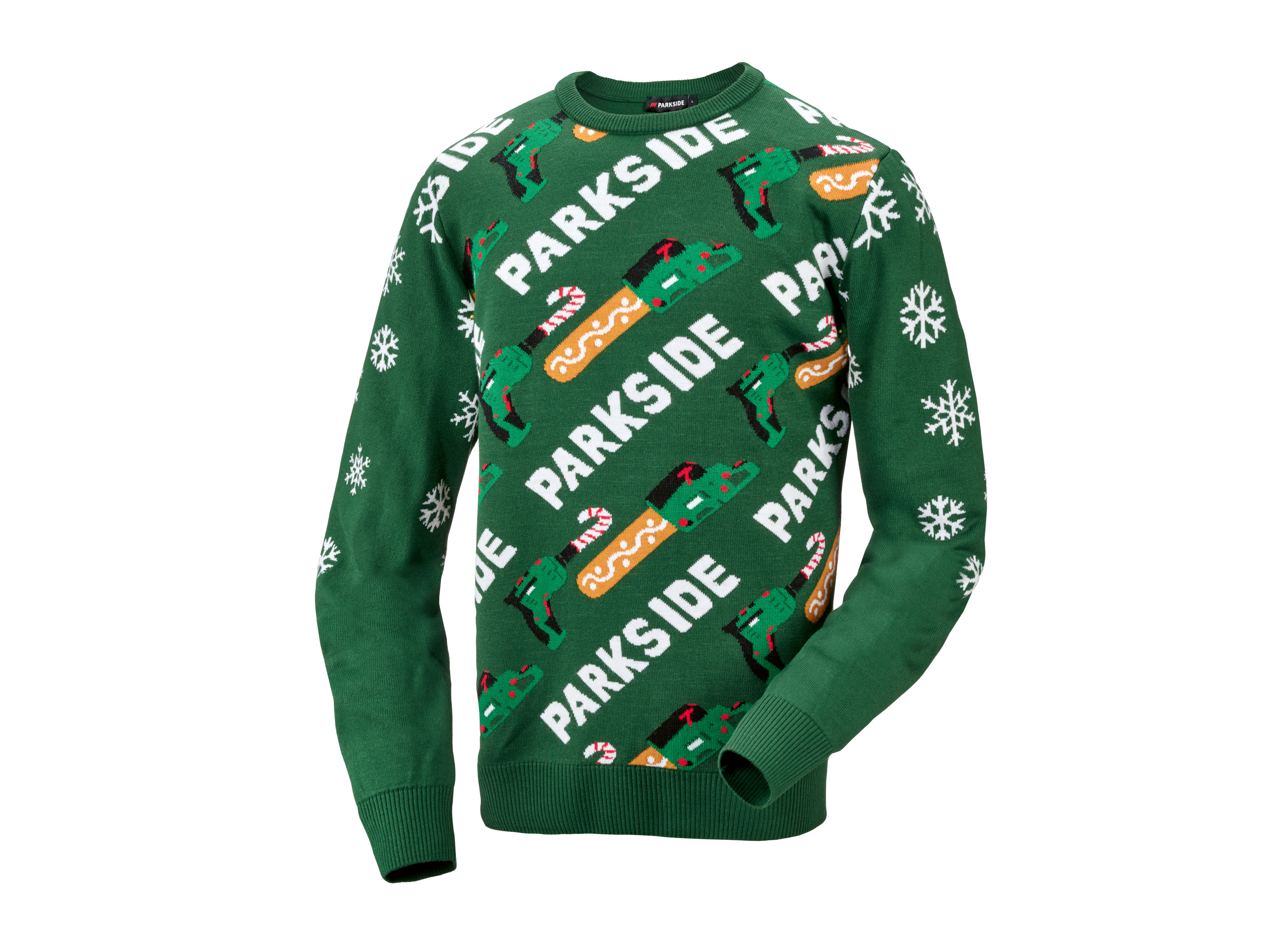 PARKSIDE® Sweter świąteczny męski (Piła łańcuchowa, XL (56/58))