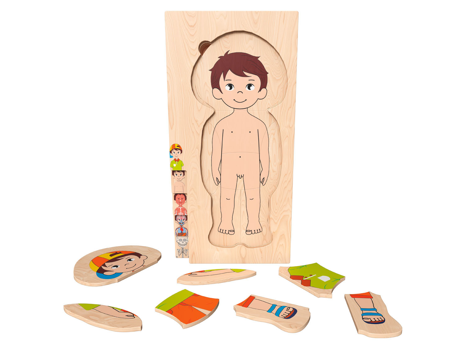 Recensent aflevering kan zijn Playtive Puzzle edukacyjne z naturalnego drewna
