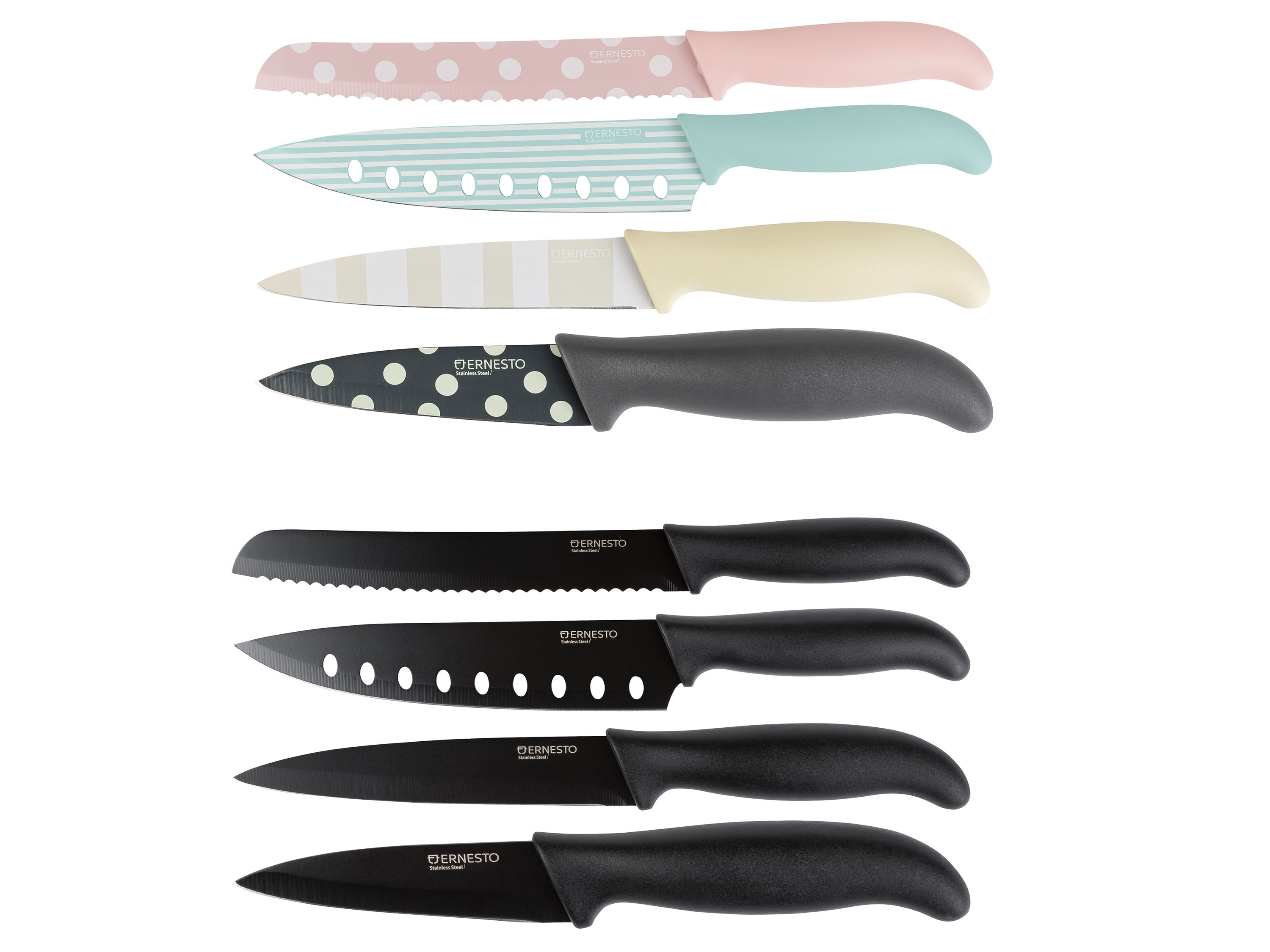 Zdjęcia - Nóż kuchenny Ernesto ® Zestaw noży ze stali nierdzewnej, 4 elementy 