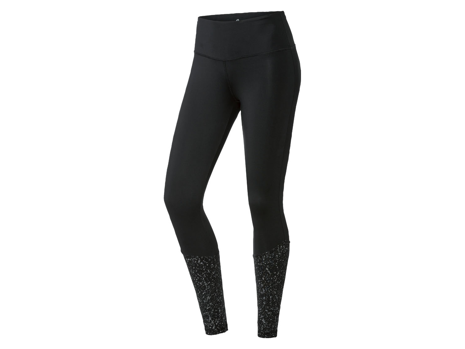 CRIVIT Legginsy sportowe damskie (XS (32-34), Czarny)