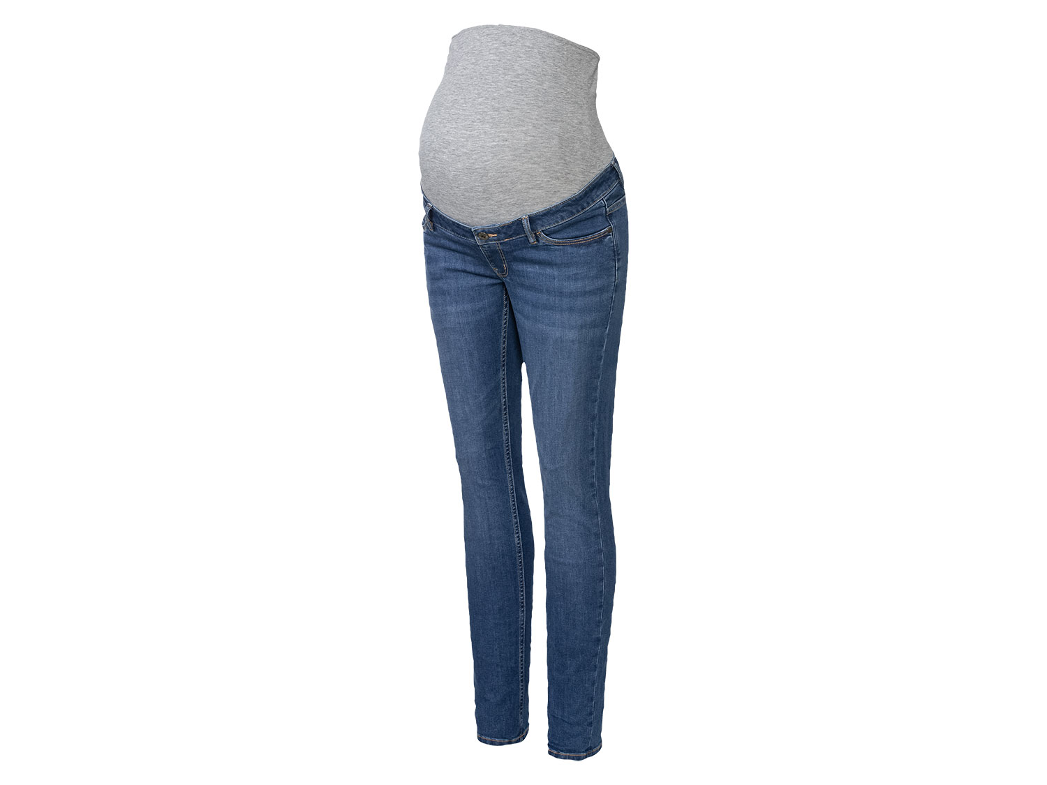 esmara® Jeansy ciążowe skinny fit (Niebieski, 42)