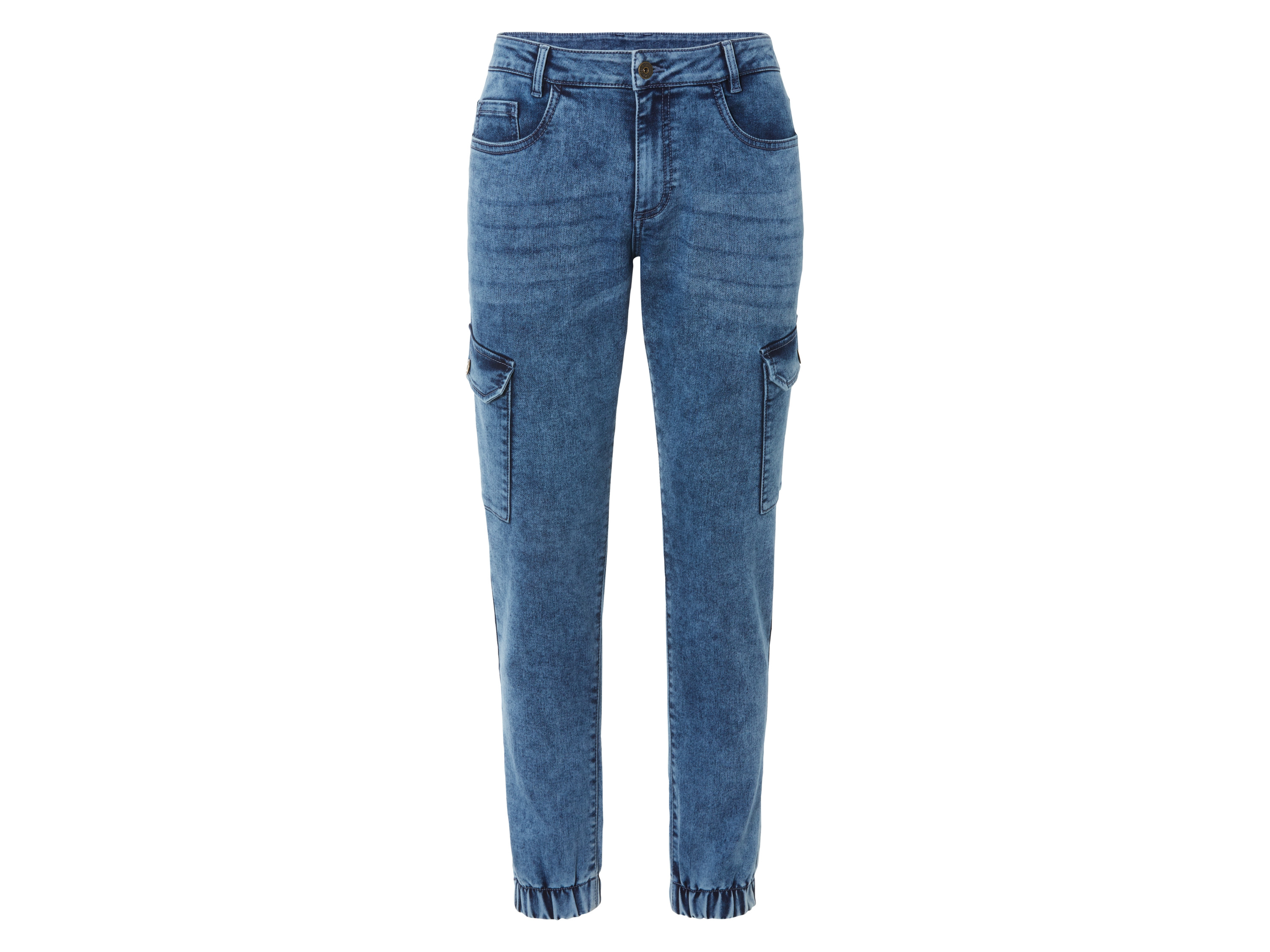 LIVERGY® Joggery jeansowe męskie, Comfort Fit (Niebieski, 54)