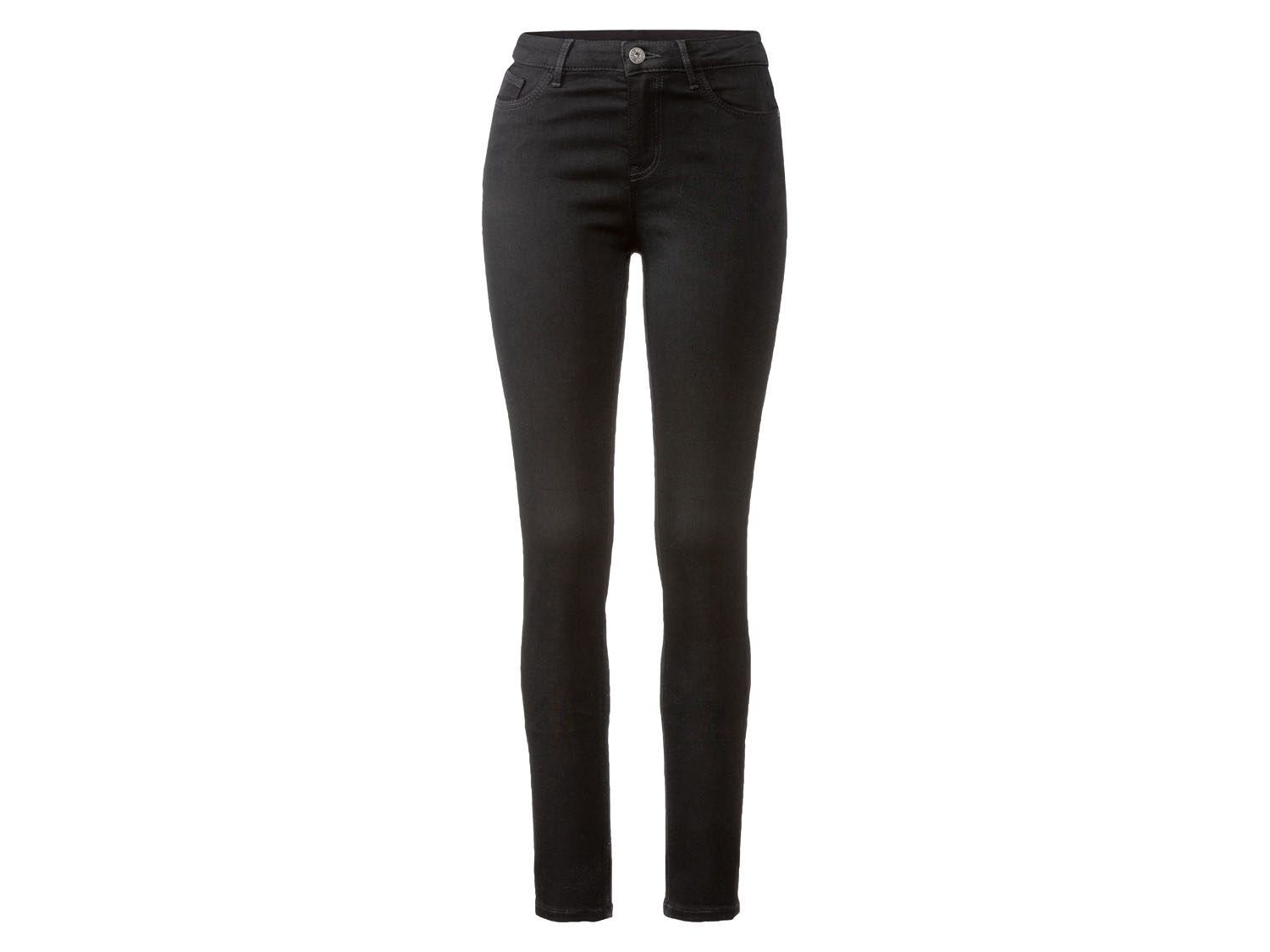 esmara® Jeansy damskie Super Skinny Fit (34, Czarny)