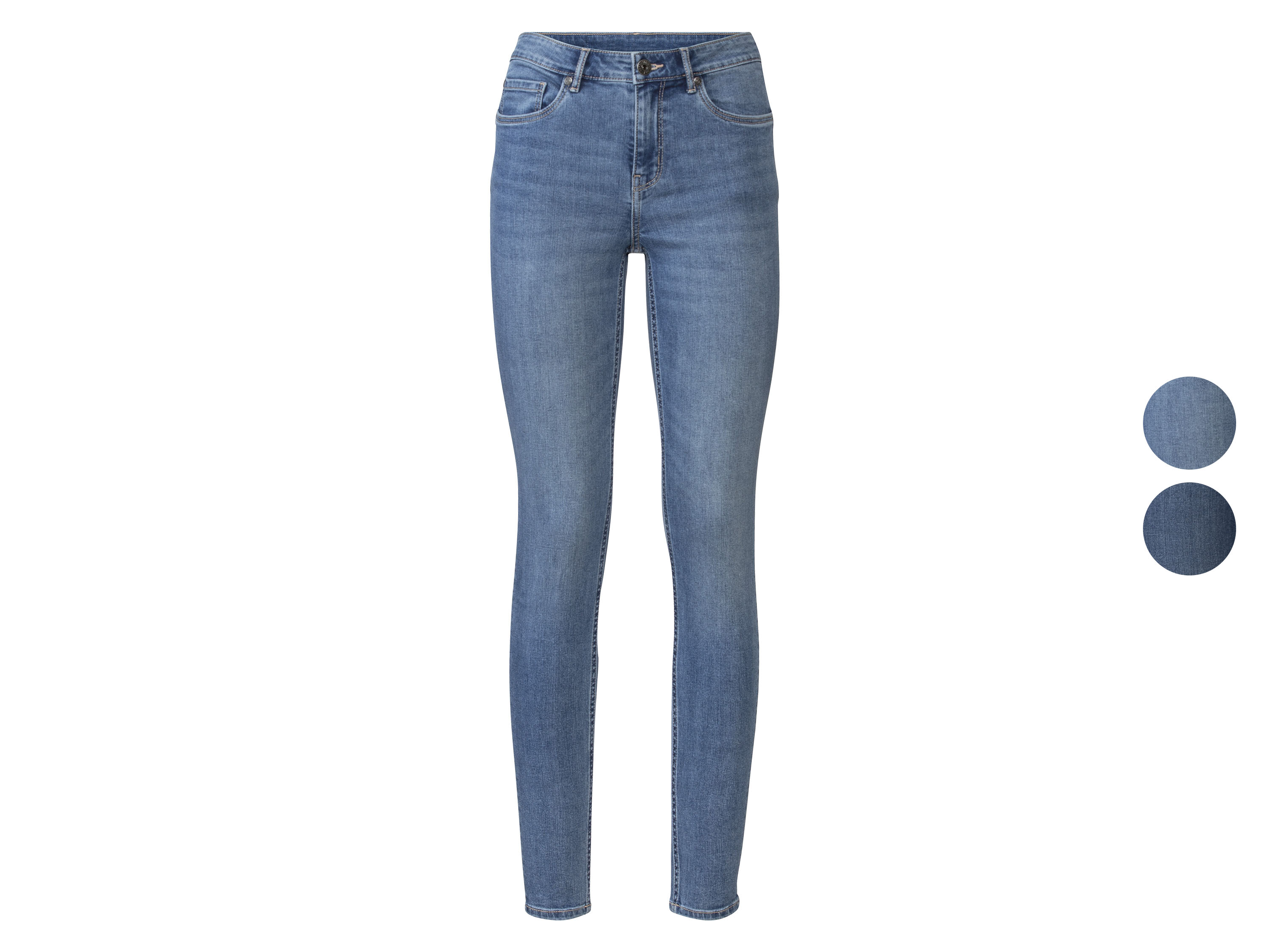 esmara® Jeansy damskie, super skinny fit, z efektem po-push-up