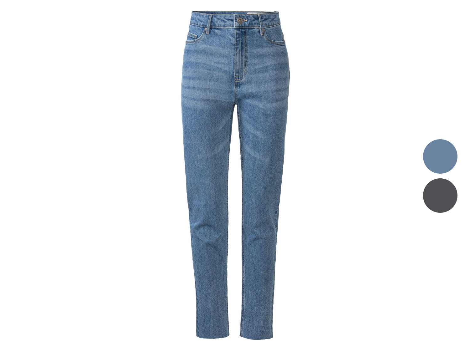 esmara® Jeansy damskie straight fit, z bawełną