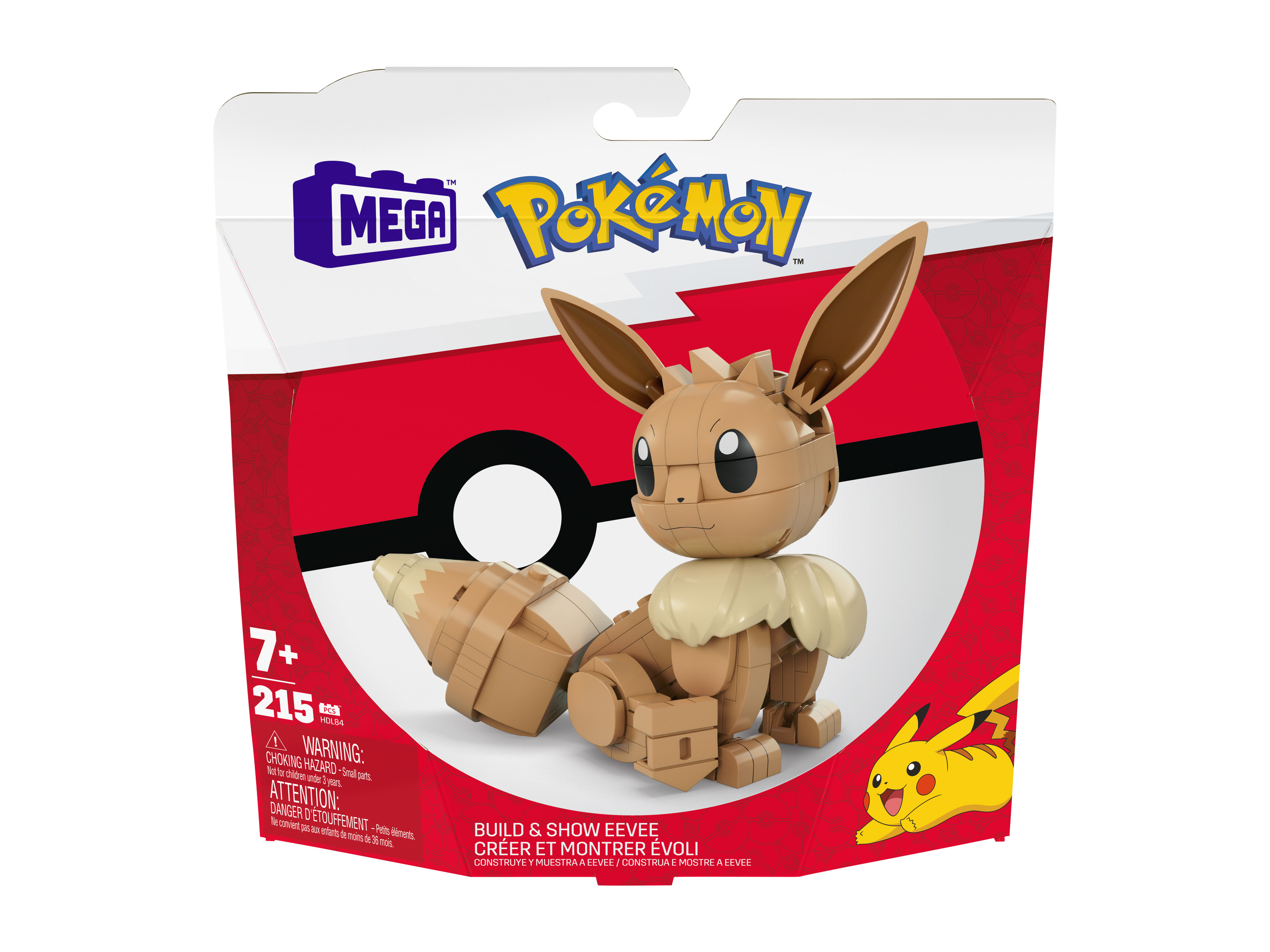 MEGA Zestaw konstrukcyjny z figurką Pokémon (Eevee)