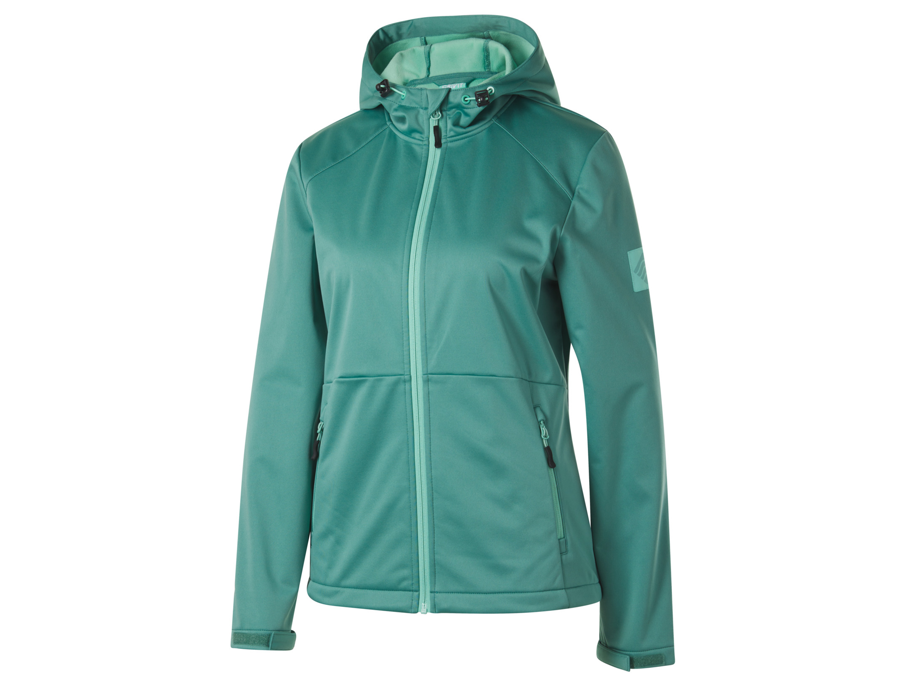 CRIVIT Kurtka softshell damska (M (40/42), Zielony)