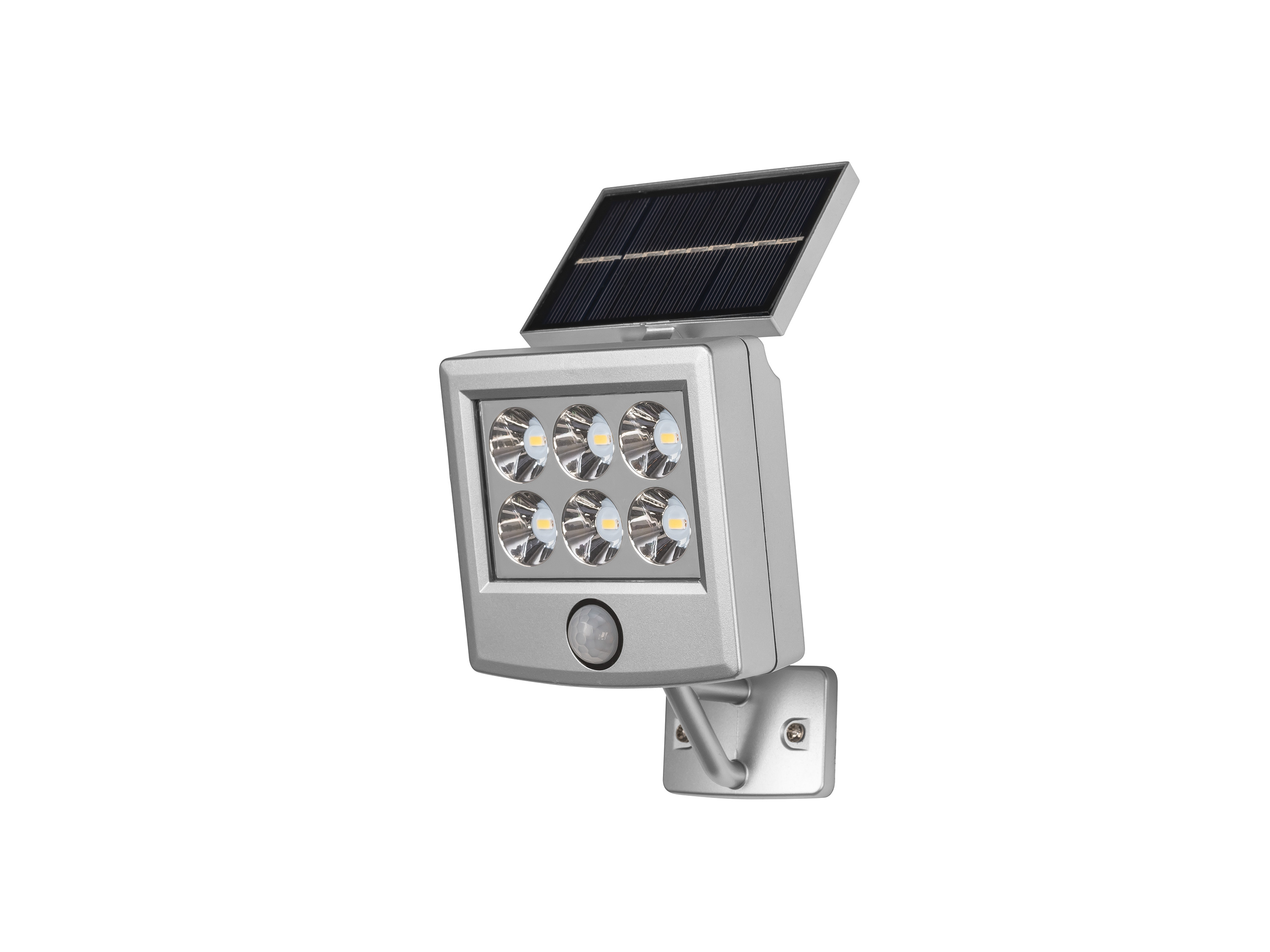 LIVARNO home Lampa solarna LED, 6 diod (Zintegrowany panel solarny)