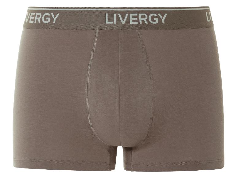 LIVERGY® Bokserki męskie z bawełną, 3 pary