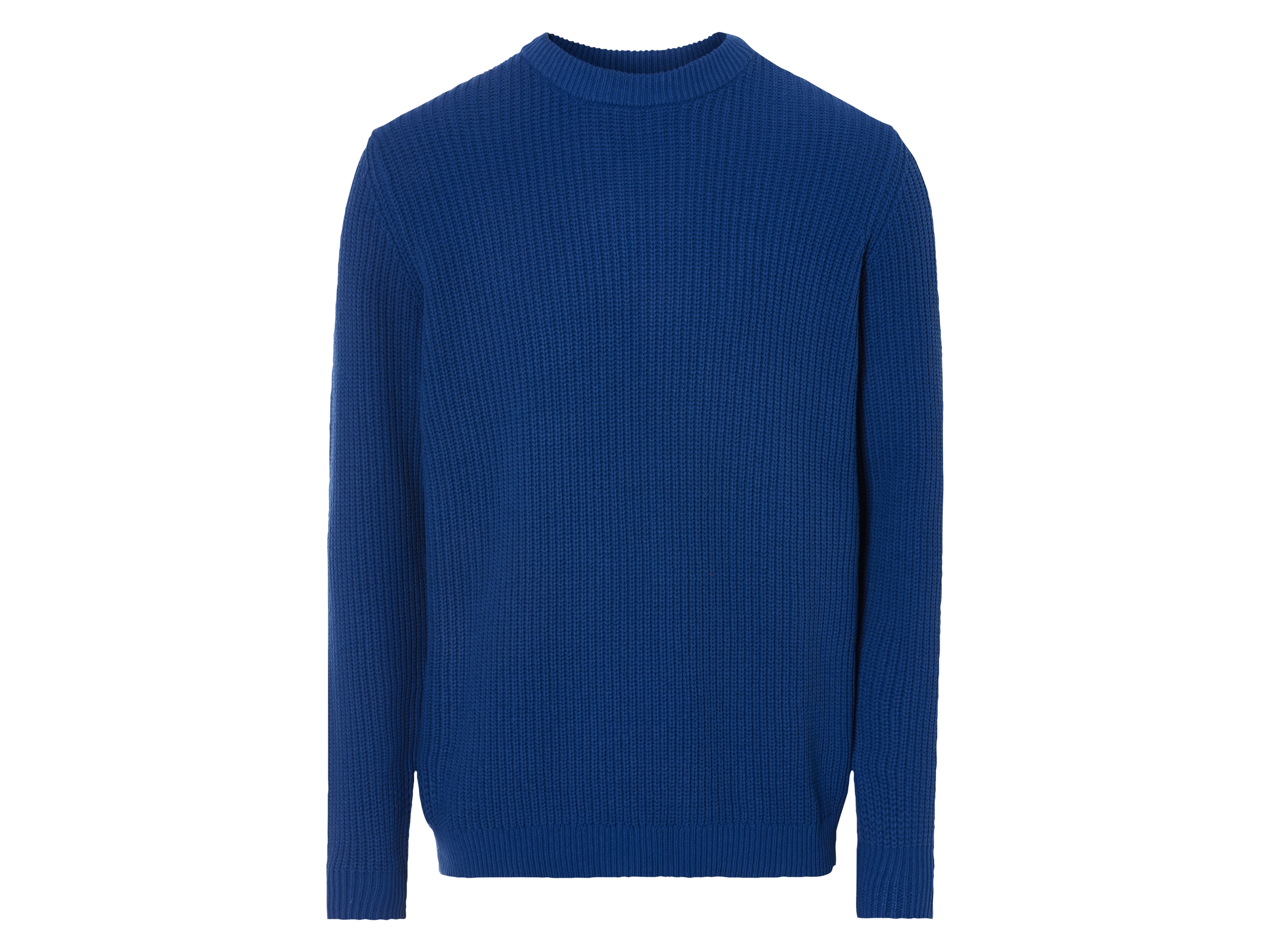 LIVERGY® Sweter męski z grubej dzianiny (XL (56/58), Niebieski)