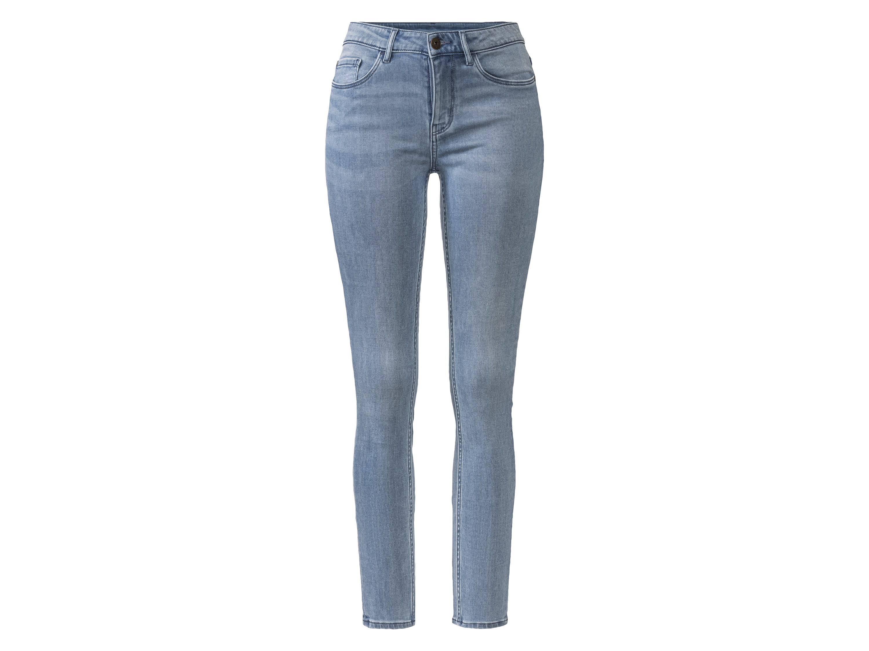 esmara® Jeansy letnie	damskie Super Skinny Fit (Jasnoniebieski, 40)