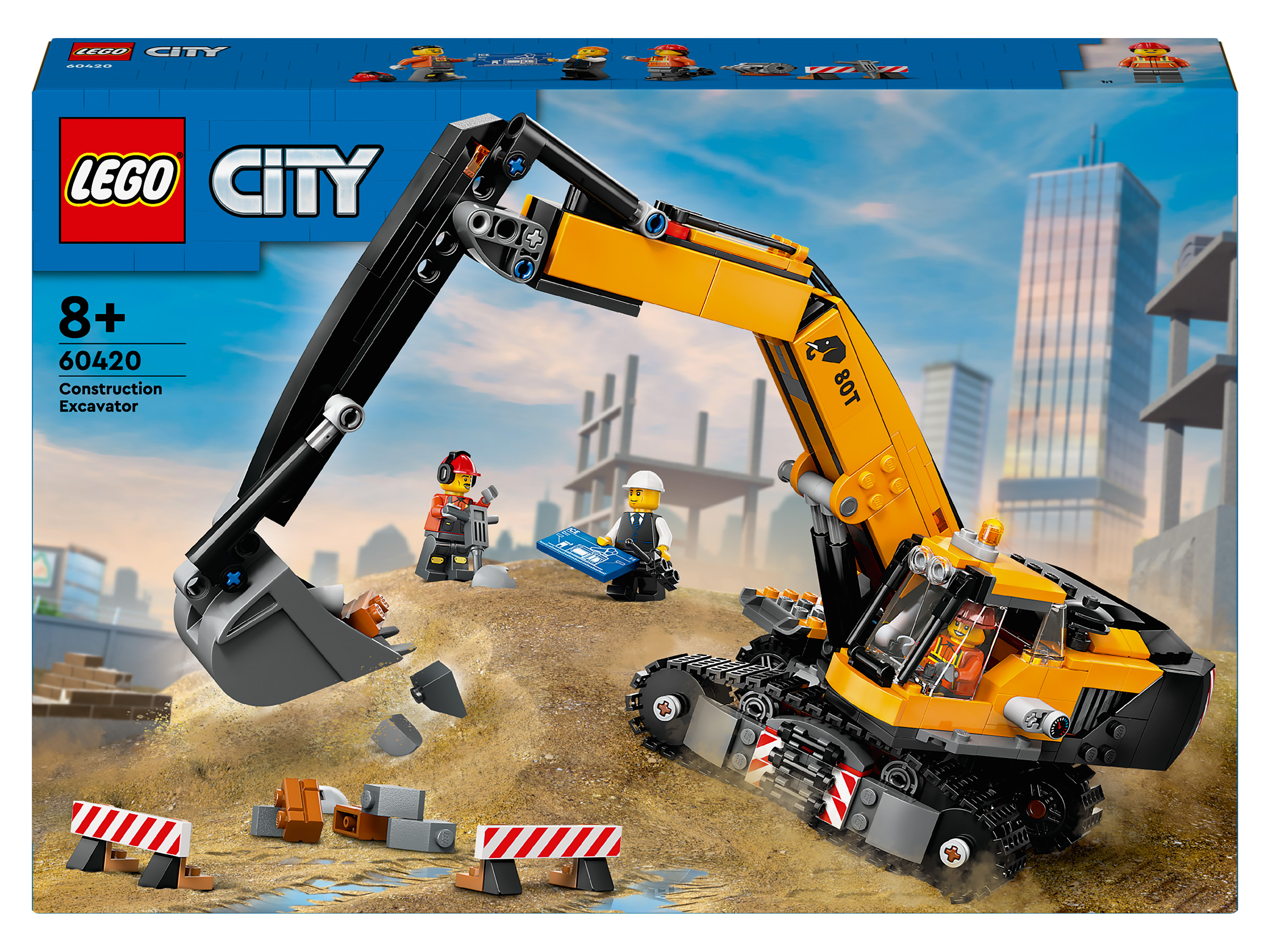 LEGO® City 60420 Żółta koparka