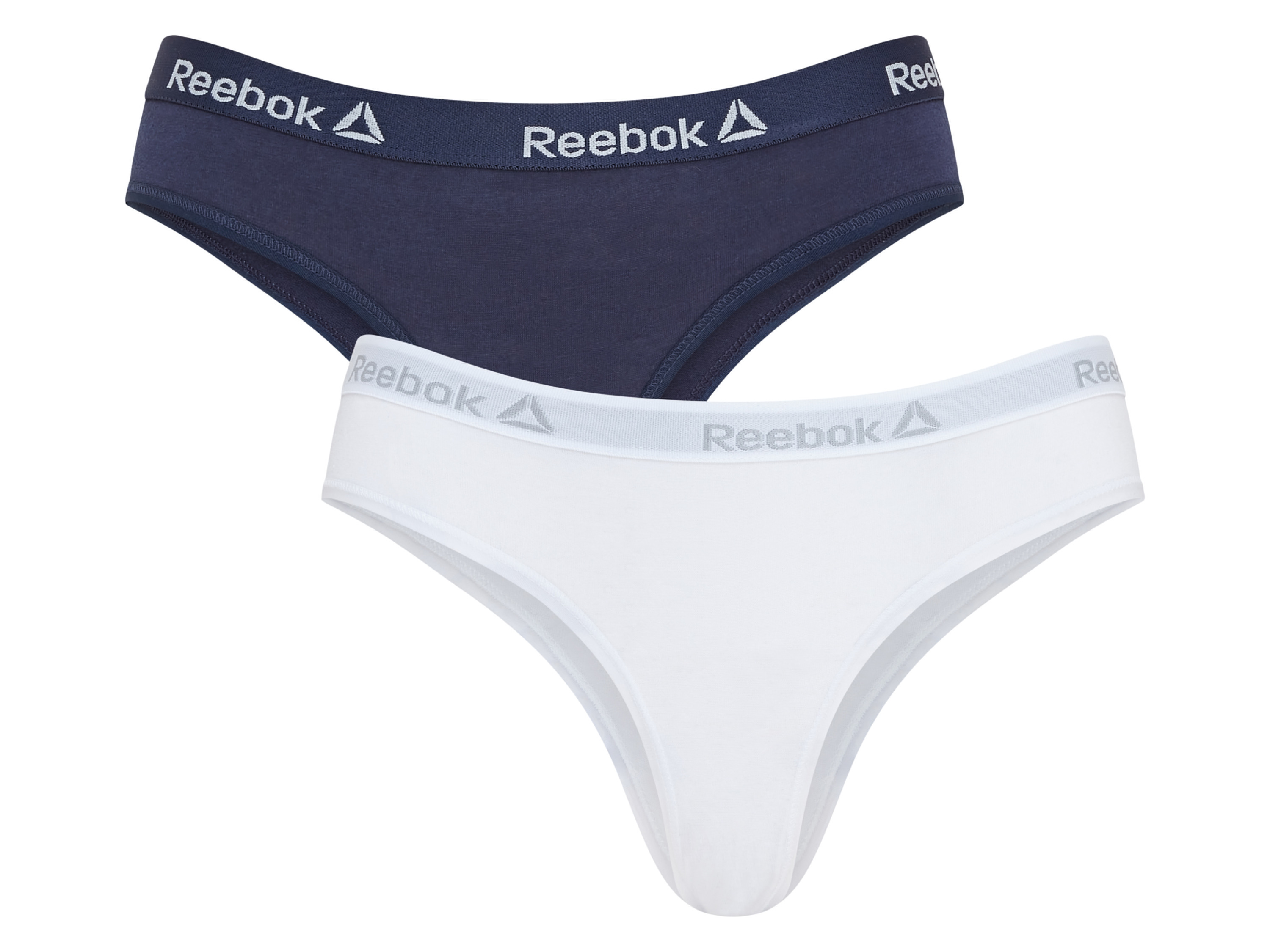 Reebok Majtki damskie, 2 pary (M, Granatowy/biały)