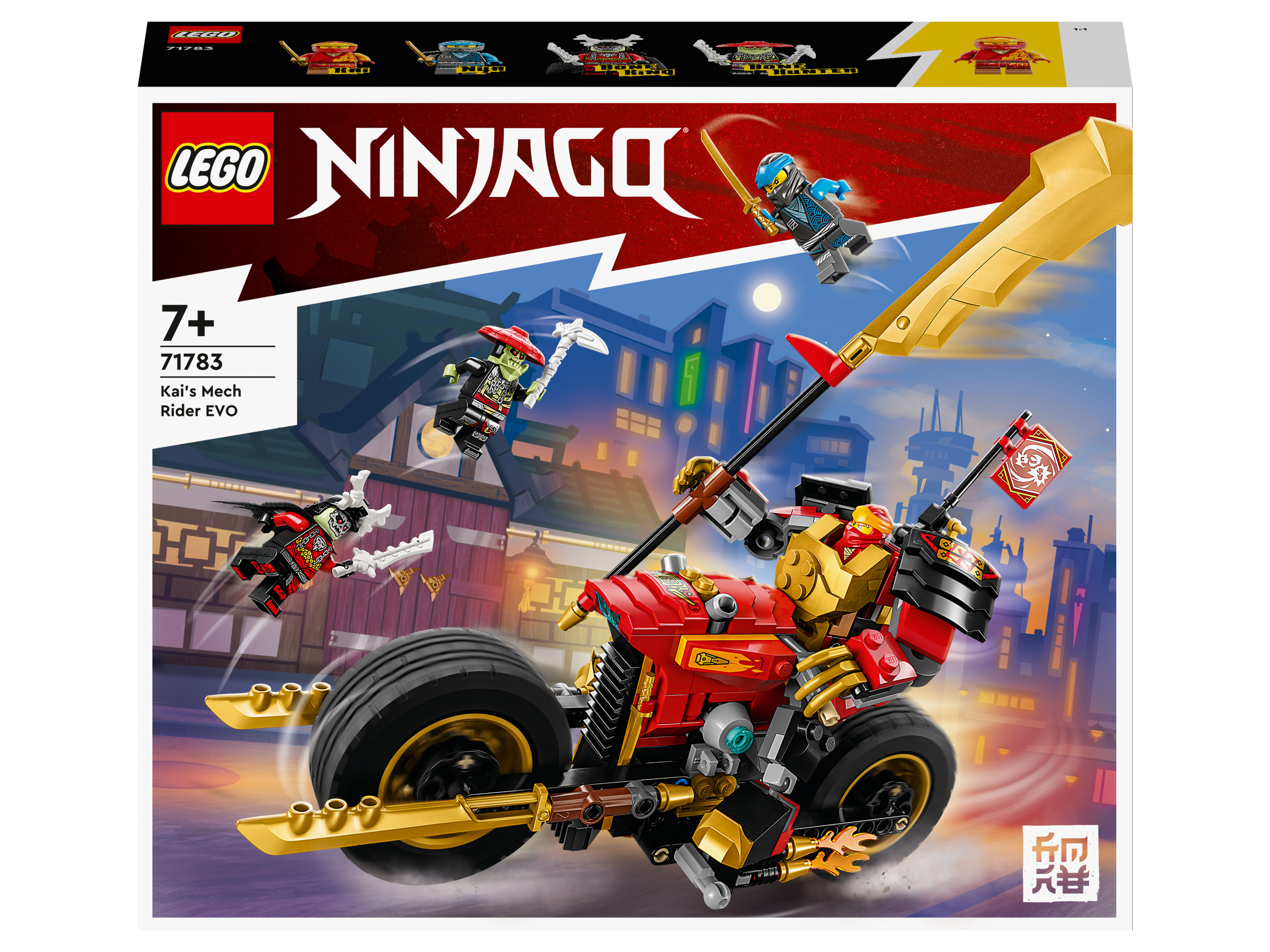 LEGO® NINJAGO Zestaw klocków Lego 71783 Motor Mech Kaia EVO