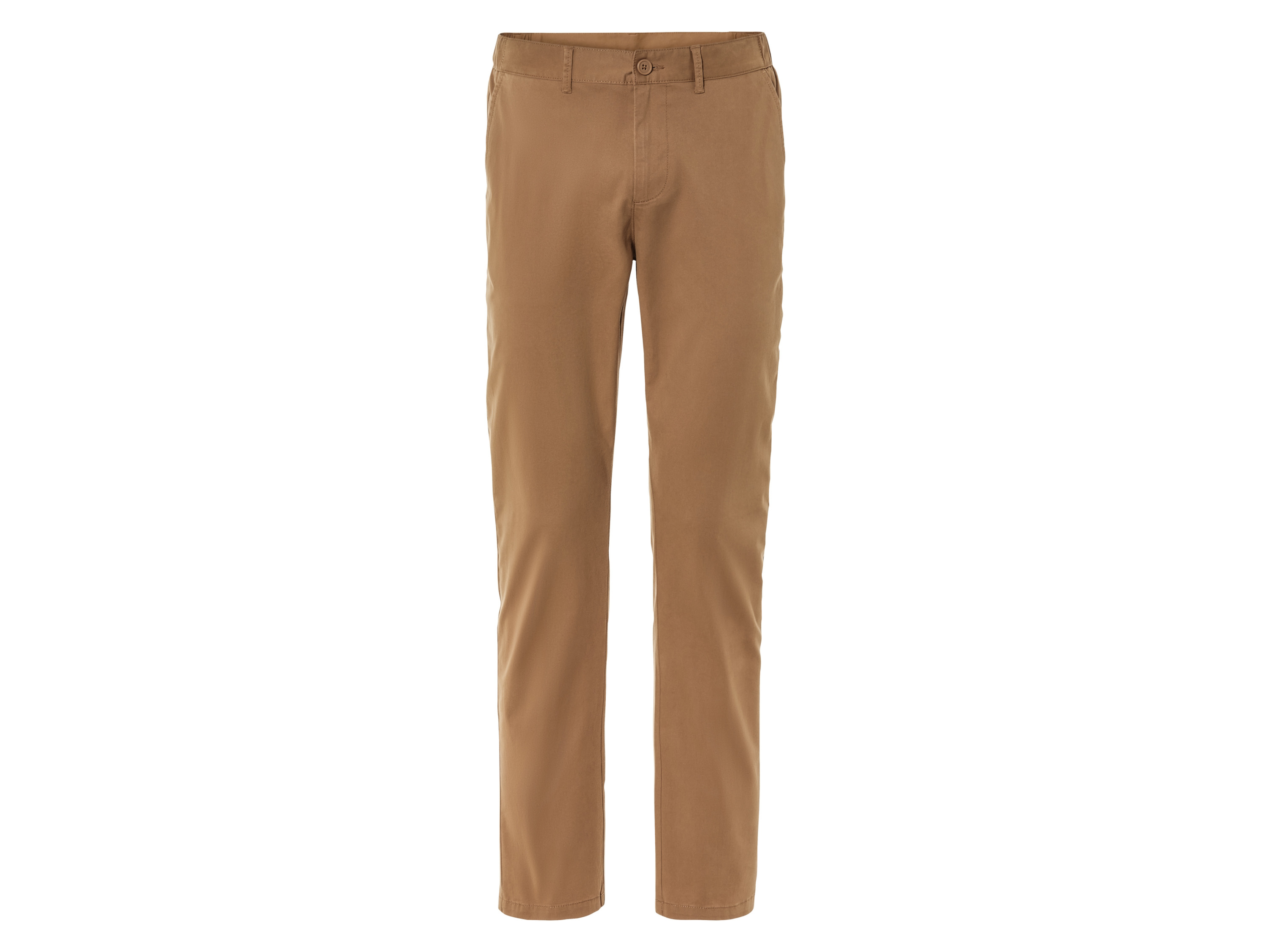 LIVERGY® Spodnie chino męskie (48, Brązowy)