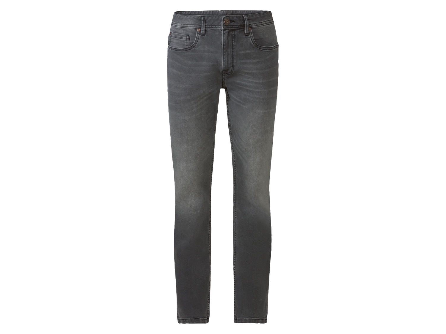 LIVERGY® Jeansy męskie slim fit (48 (32/32), Szary)