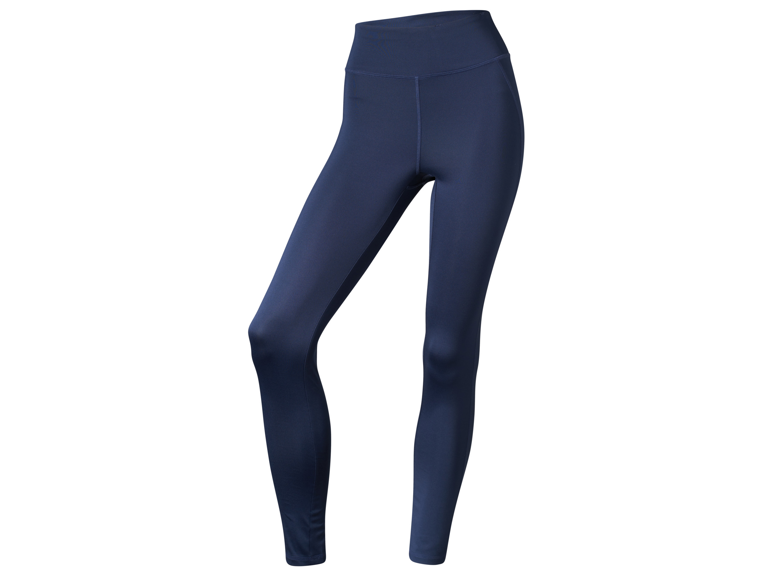 CRIVIT Legginsy funkcyjne damskie, wysoki stan (XS (32/34), Niebieski)